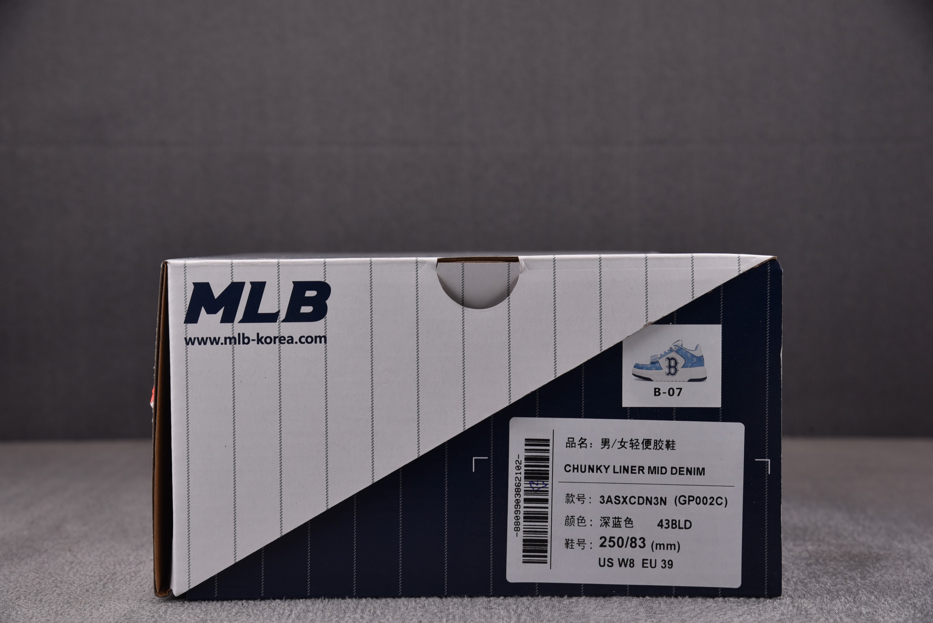 MLB尺码:35-45纯原版出品-MLBChunkyLiner蓝白3ASXCDN3N-43BLDYZ01