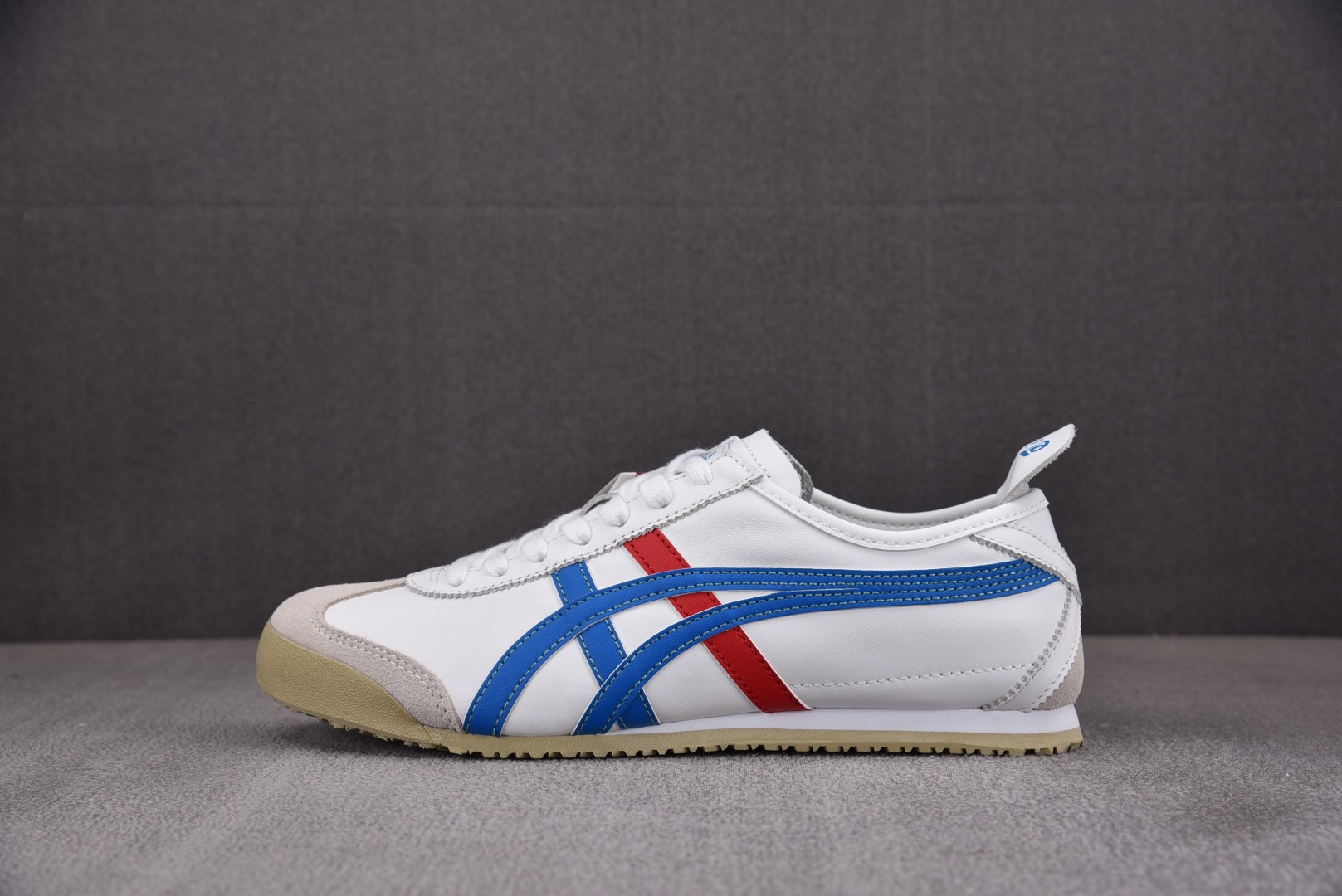 Tiger轻跑皮面尺码:36-46纯原版出品-OnitsukaTigerMEXICO66白蓝红DL408