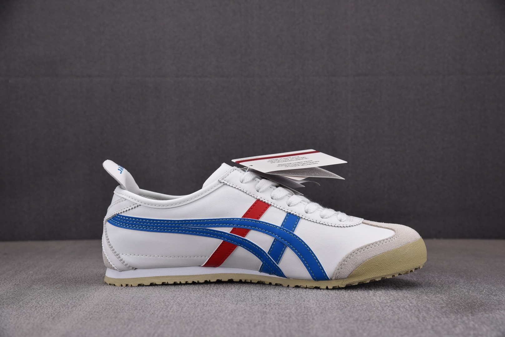 Tiger轻跑皮面尺码:36-46纯原版出品-OnitsukaTigerMEXICO66白蓝红DL408