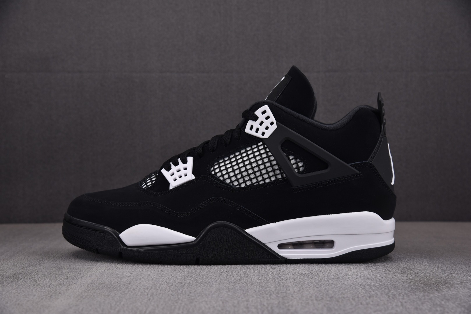 AJ4黑白尺码:40-50.5纯原版出品-AirJordan4Retro“WhiteThunder”黑白