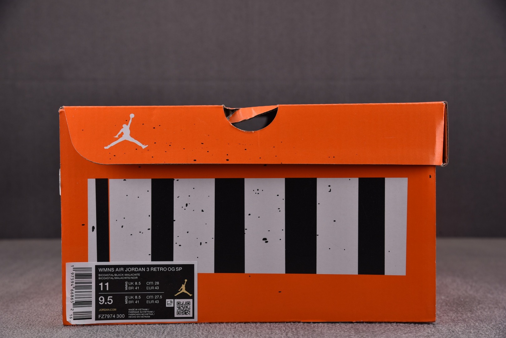 AJ3绿色尺码:36-47.5纯原版出品-WMNSAirJordan3OG“Bicoastal”绿色帆布