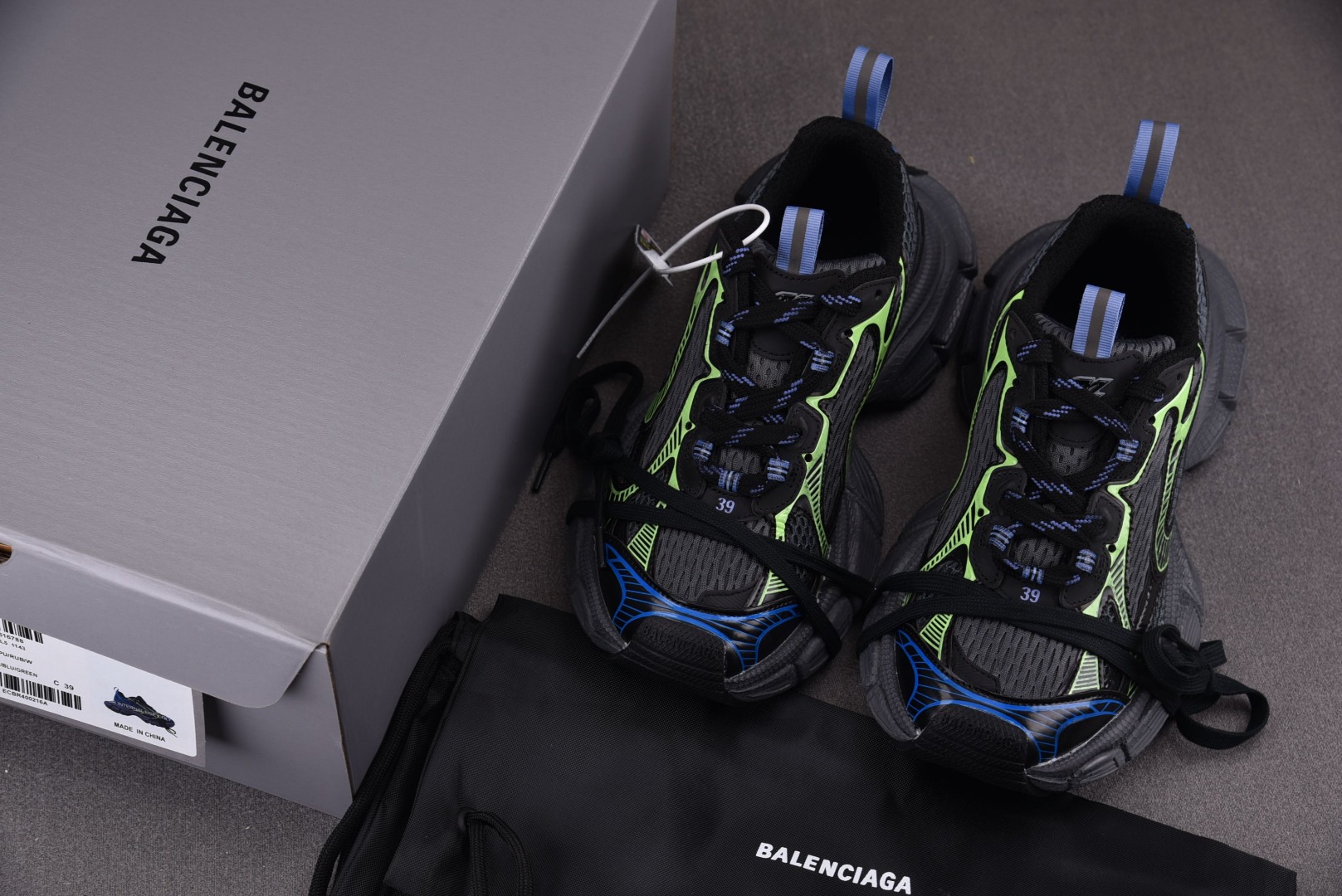 巴黎3XL尺码35-46偏大1码纯原出品-Balenciaga3XL深灰绿YZ018-5