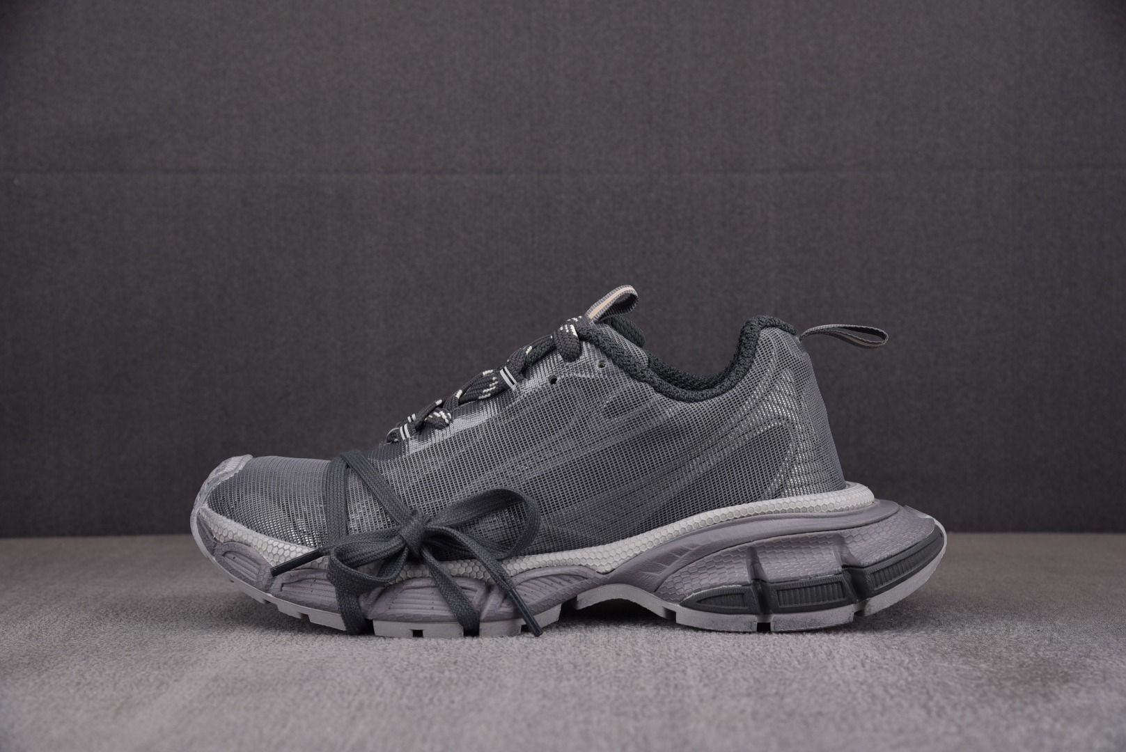 巴黎3XL尺码35-46偏大1码纯原出品-Balenciaga3XL网布灰色YZ018-5