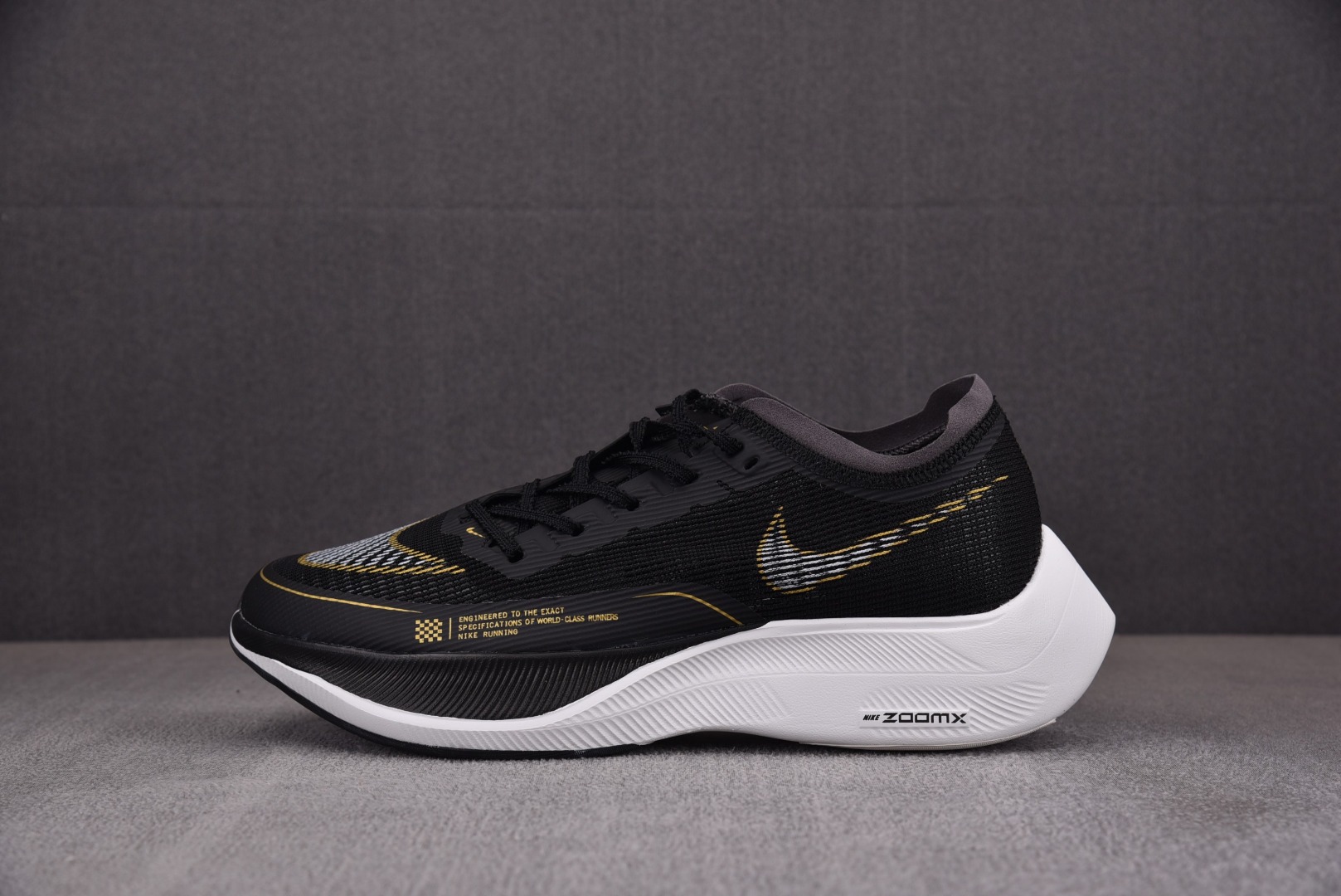 ZoomX跑鞋尺码:36-45纯原出品-ZoomXVaporflyNext%2马拉松2.0黑金CU411