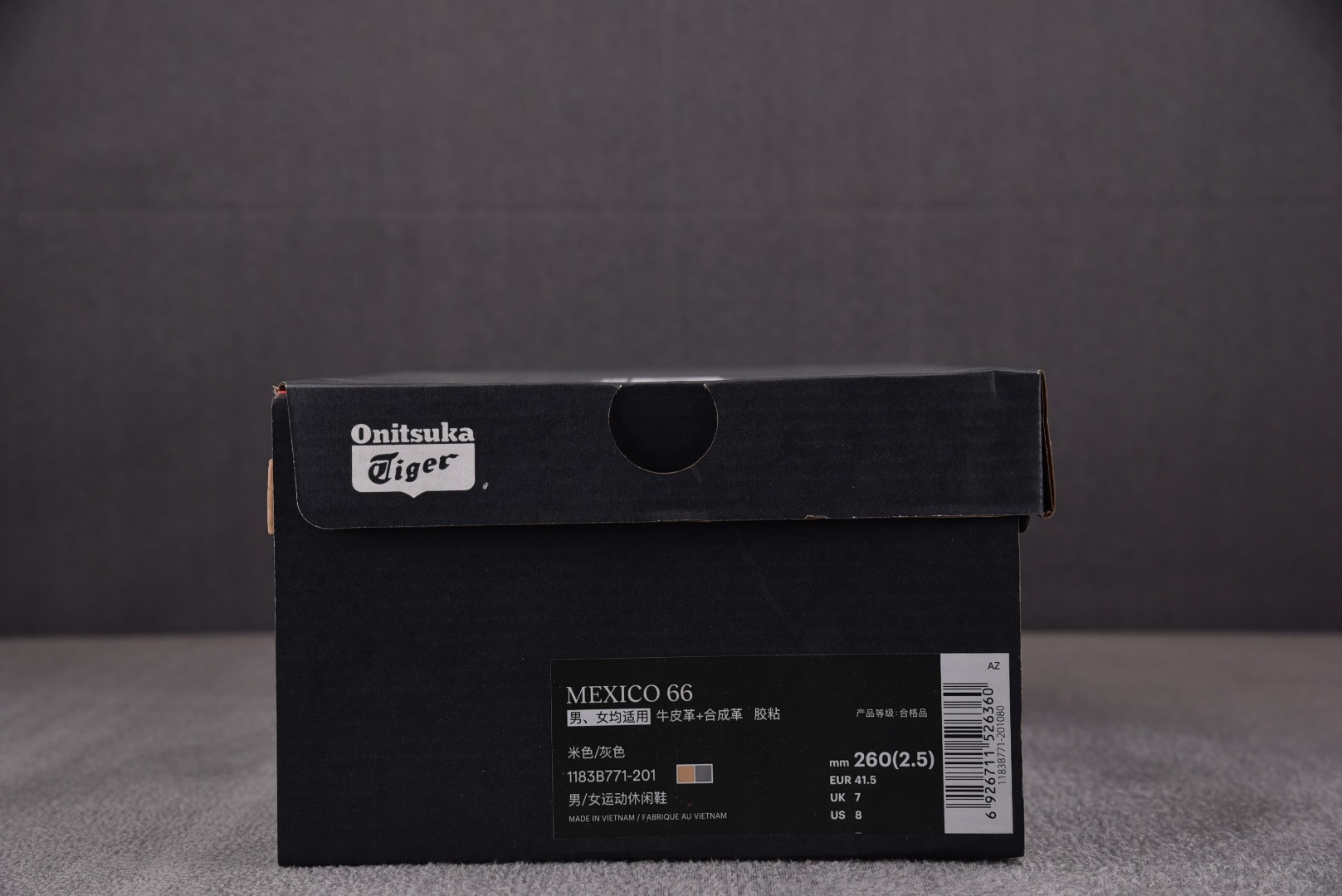 Tiger轻跑皮面尺码:36-46纯原版出品-OnitsukaTigerMEXICO66米灰1183B7