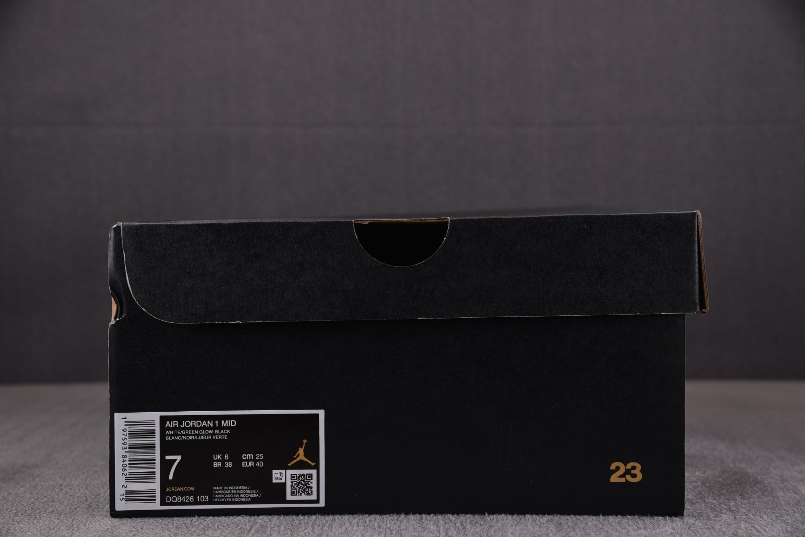 AJMid尺码:40-46纯原版出品-AirJordan1Mid黑白绿DQ8426-103