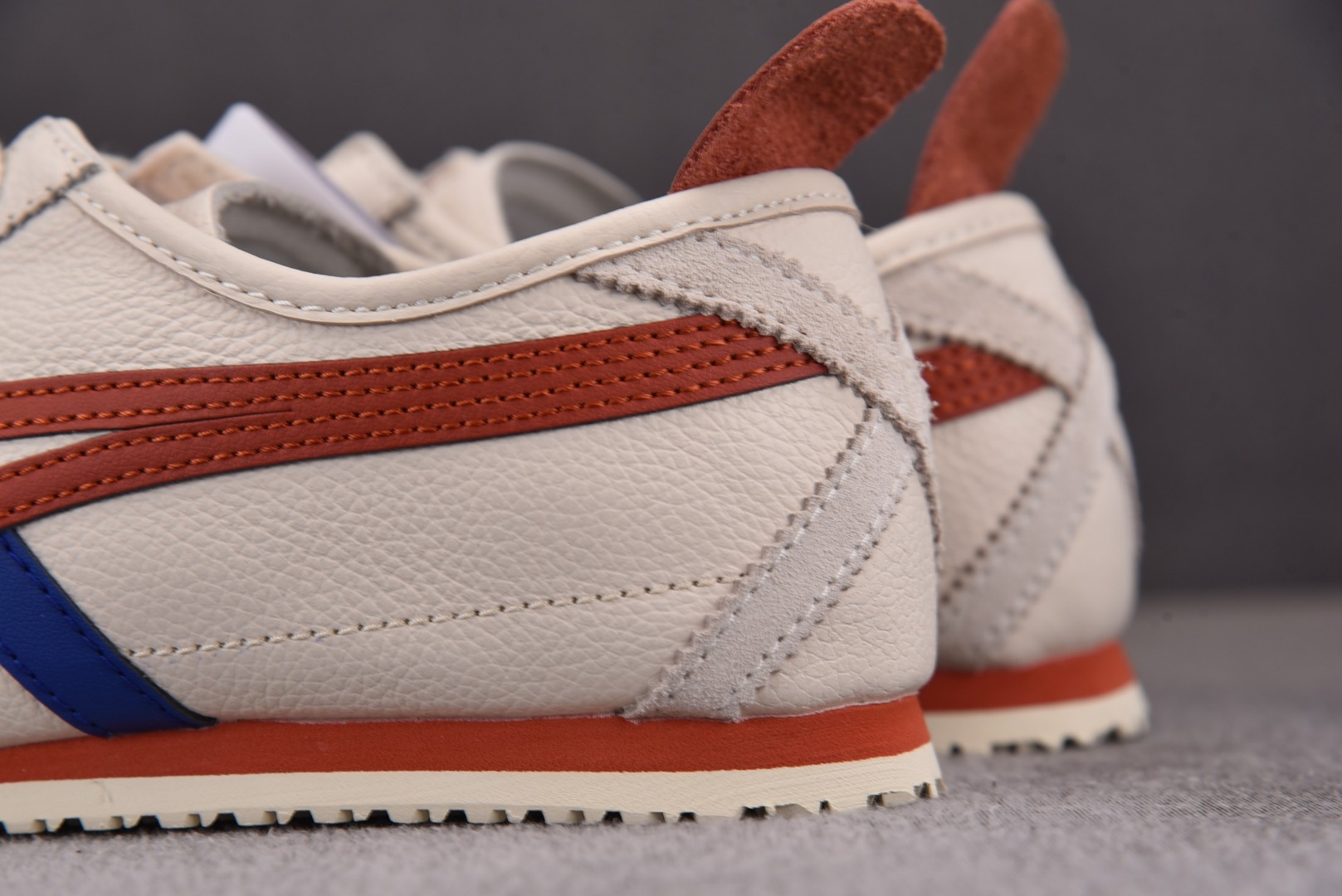 Tiger尺码:36-46纯原版出品-OnitsukaTigerMEXICO66白棕蓝1183A201-