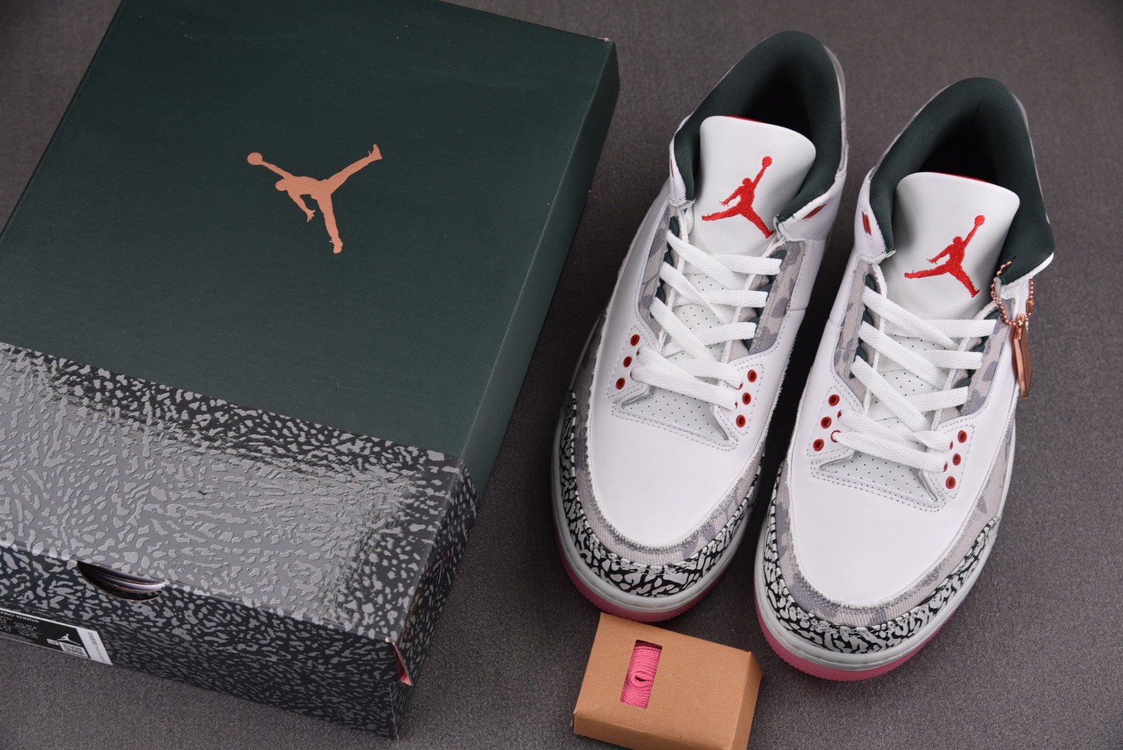 AJ3尺码:36-47.5纯原版出品-AirJordan3RetroWings米灰粉HM6993-100