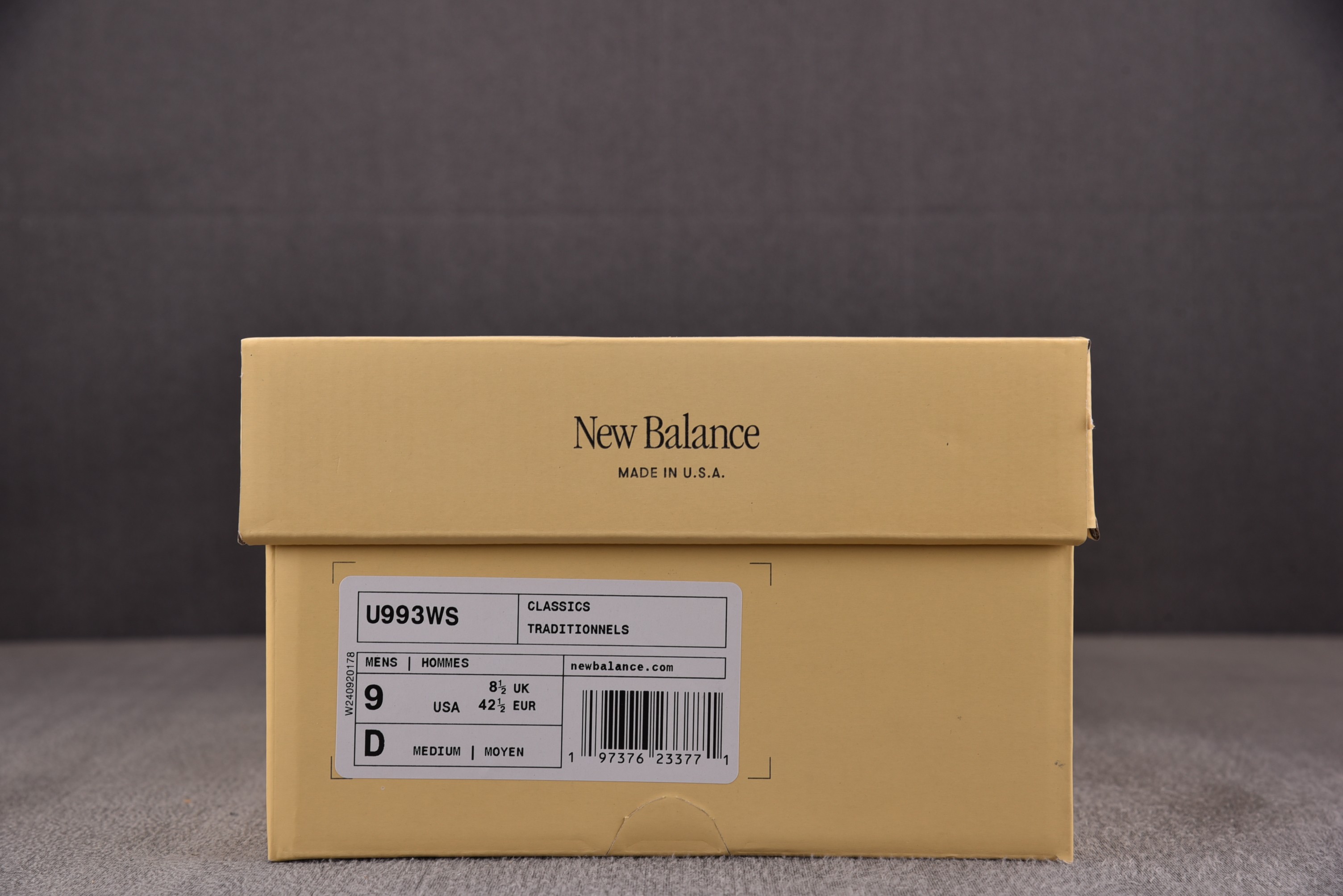 NB993尺码:36-46.5纯原版出品-新百伦NewBalanceNB993米色U993WSYZ002