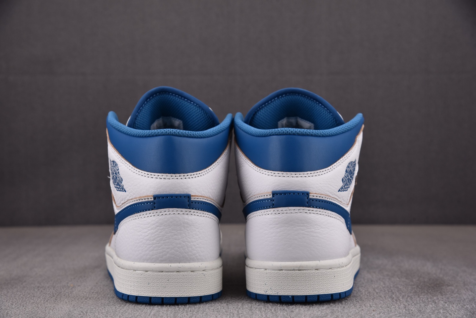 低帮AJMid尺码:40-46纯原版出品-AirJordan1MidSEIndustrialBlue工业