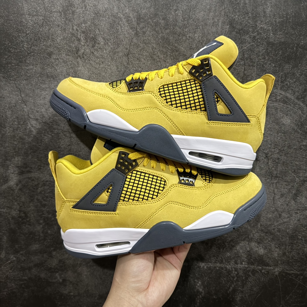 纯原AirJordanAJ4Retro黄黑电母配色314254-702第一梯队最新批次细节多次校对改良接