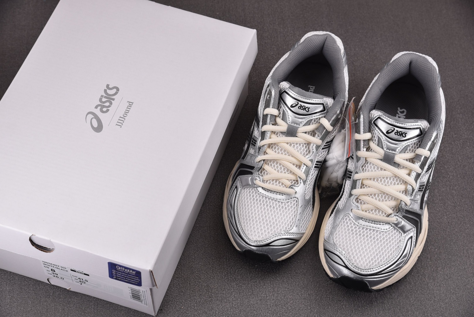 
纯原版-JJJJound x Asics Gel-Kayano 14 银黑 联名款 1201A457-