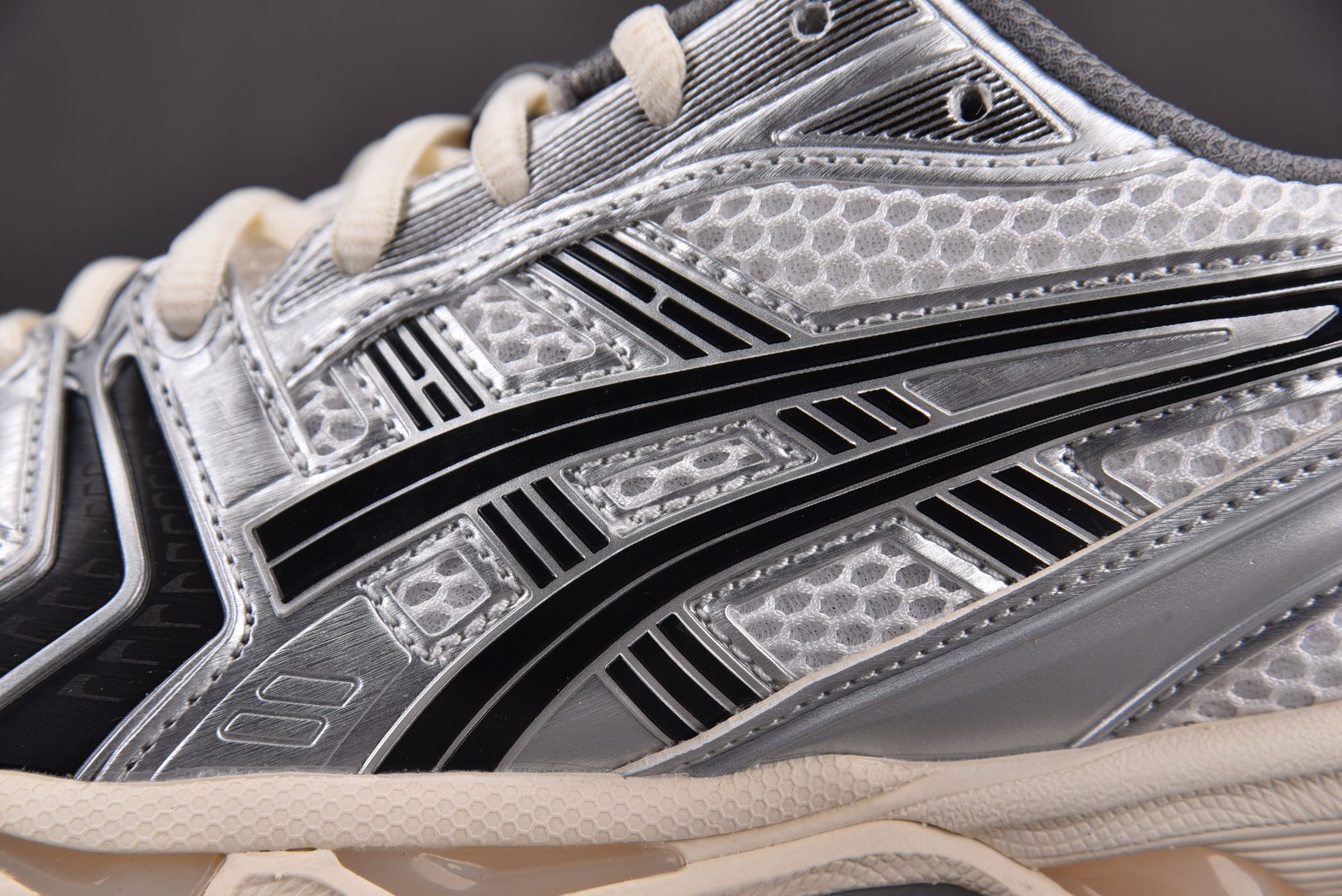 
纯原版-JJJJound x Asics Gel-Kayano 14 银黑 联名款 1201A457-