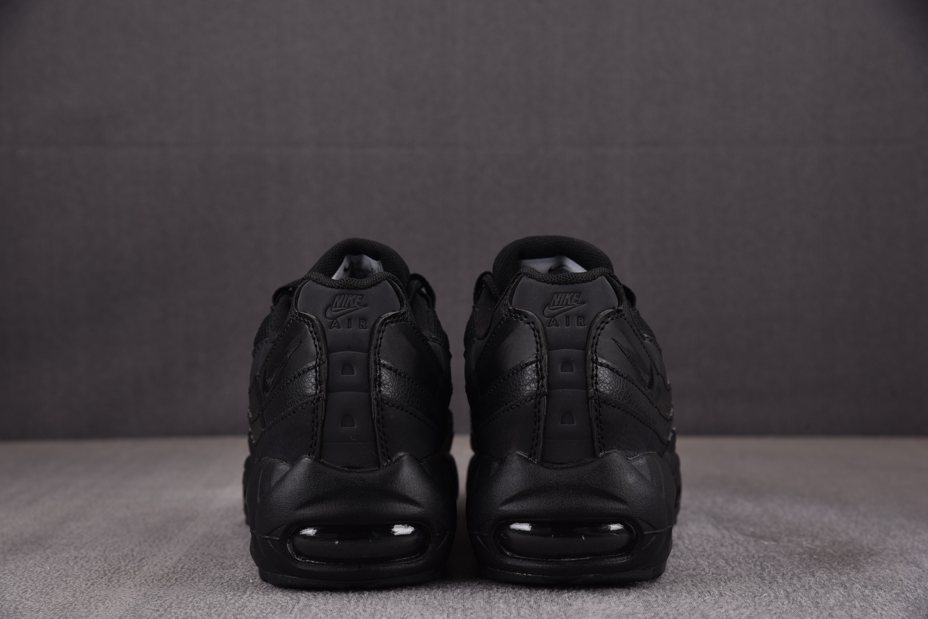 Max95尺码:36-48纯原版出品-AirMax95RecraftTripleBlackGS全黑CJ3