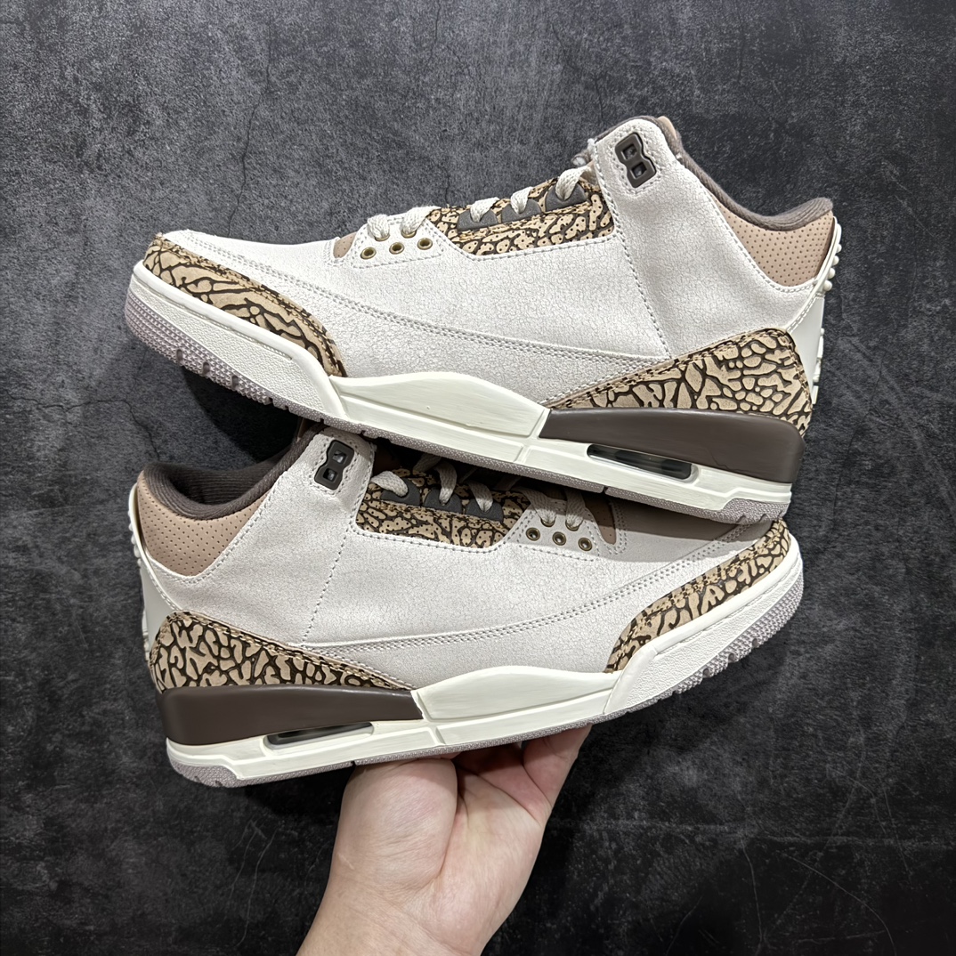 AirJordanAJ3Retro白棕爆裂纹CT8532-102原纸板楦头开发原厂皮料完美版型一比一鞋头