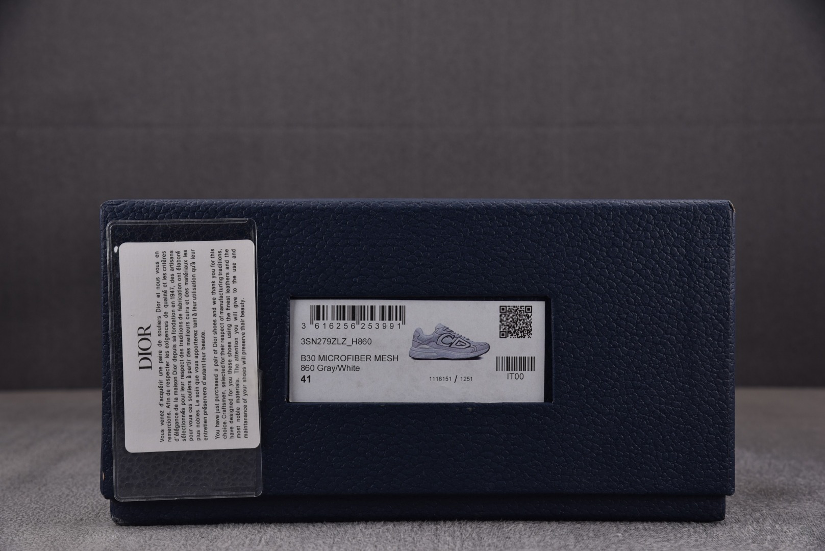 DIOR尺码:35-46纯原版出品-DioB30MICROFIBERMESH烟灰YZ546偏大