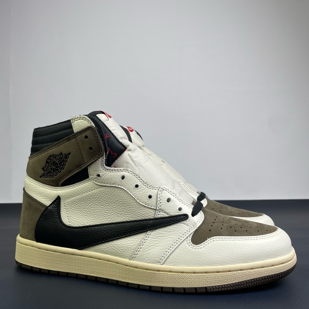 AJ1高帮倒钩鬼脸尺码:40-48.5纯原版出品-Jordan1xTravisScottAJ1xTS联名