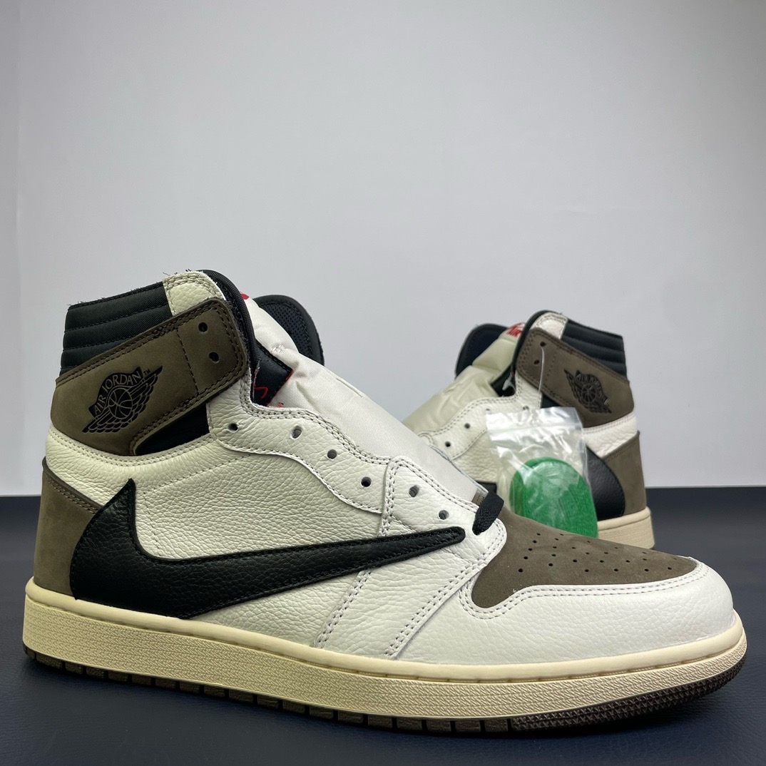 AJ1高帮倒钩鬼脸尺码:40-48.5纯原版出品-Jordan1xTravisScottAJ1xTS联名