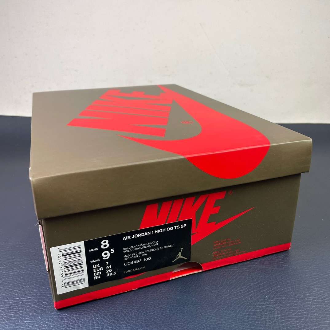 AJ1高帮倒钩鬼脸尺码:36-48.5纯原版出品-Jordan1xTravisScottAJ1xTS联名