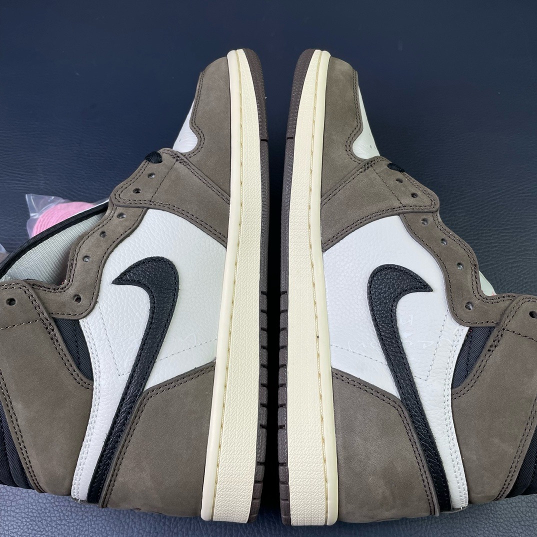 AJ1高帮倒钩鬼脸尺码:36-48.5纯原版出品-Jordan1xTravisScottAJ1xTS联名