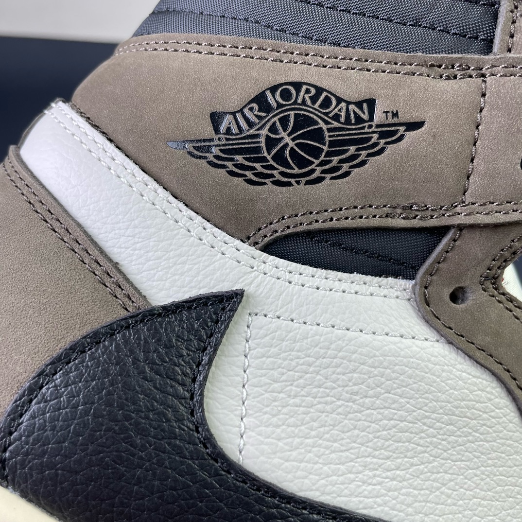 AJ1高帮倒钩鬼脸尺码:36-48.5纯原版出品-Jordan1xTravisScottAJ1xTS联名