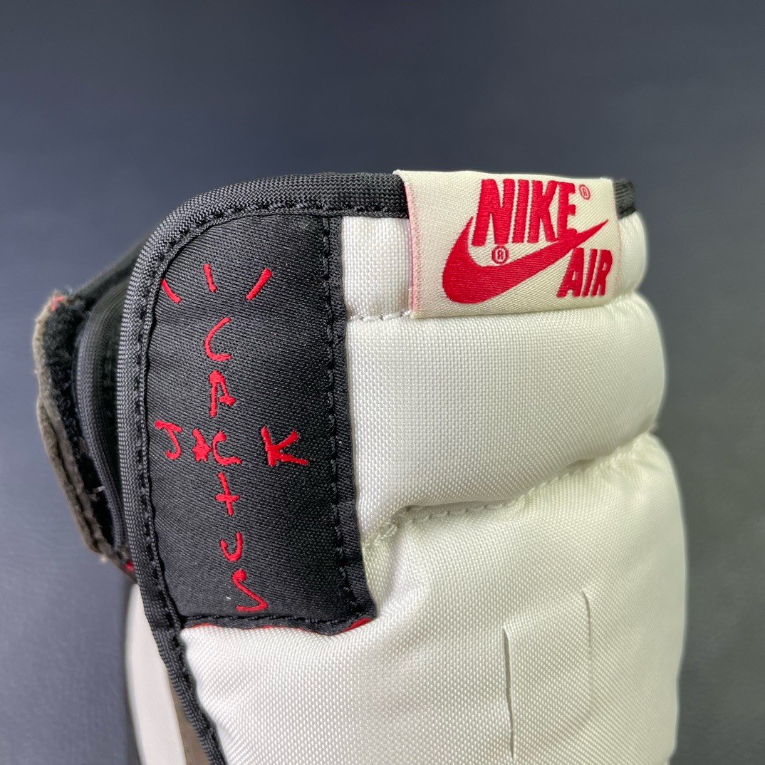 AJ1高帮倒钩鬼脸尺码:36-48.5纯原版出品-Jordan1xTravisScottAJ1xTS联名