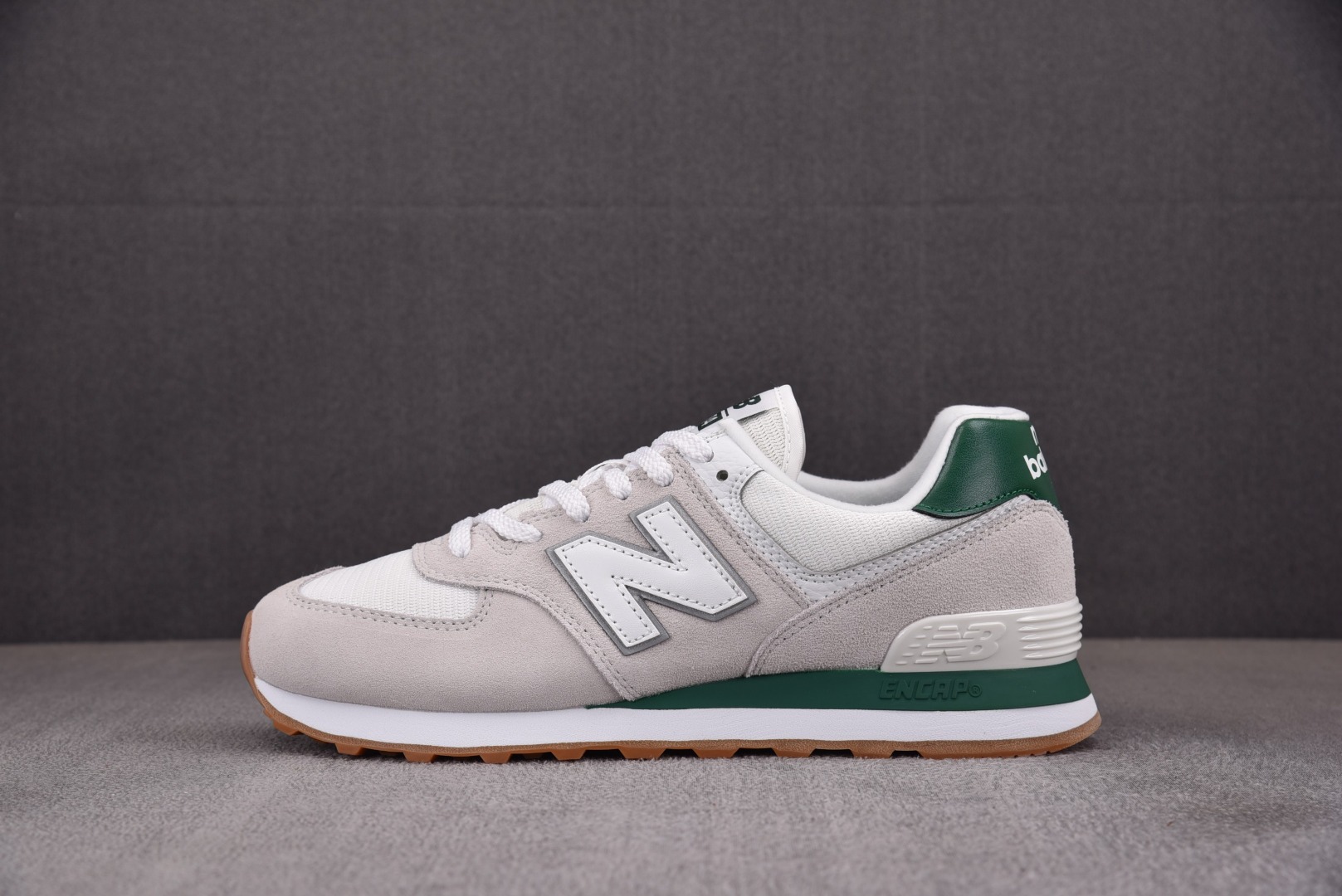 NB574尺码:36-45纯原版出品-新百伦NewBalance574WhiteGreenGum米白绿M