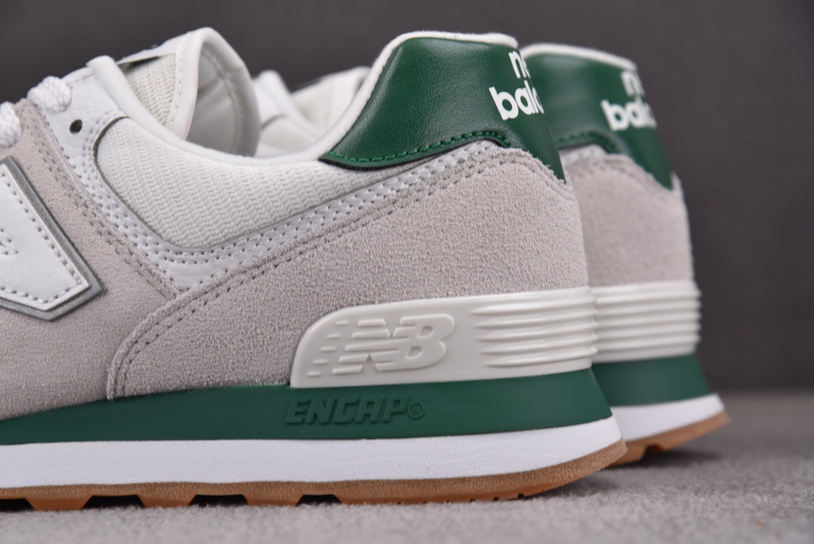 NB574尺码:36-45纯原版出品-新百伦NewBalance574WhiteGreenGum米白绿M