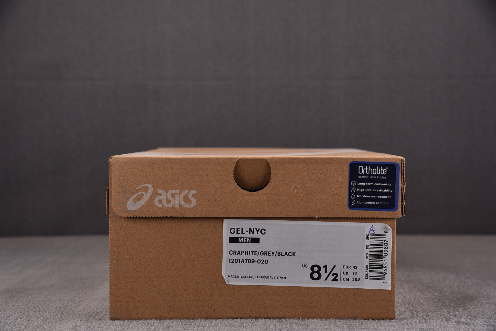 ASICS尺码:36-45纯原版出品-ASICSGel-NYCBlackClayGrey黑黏土灰1201