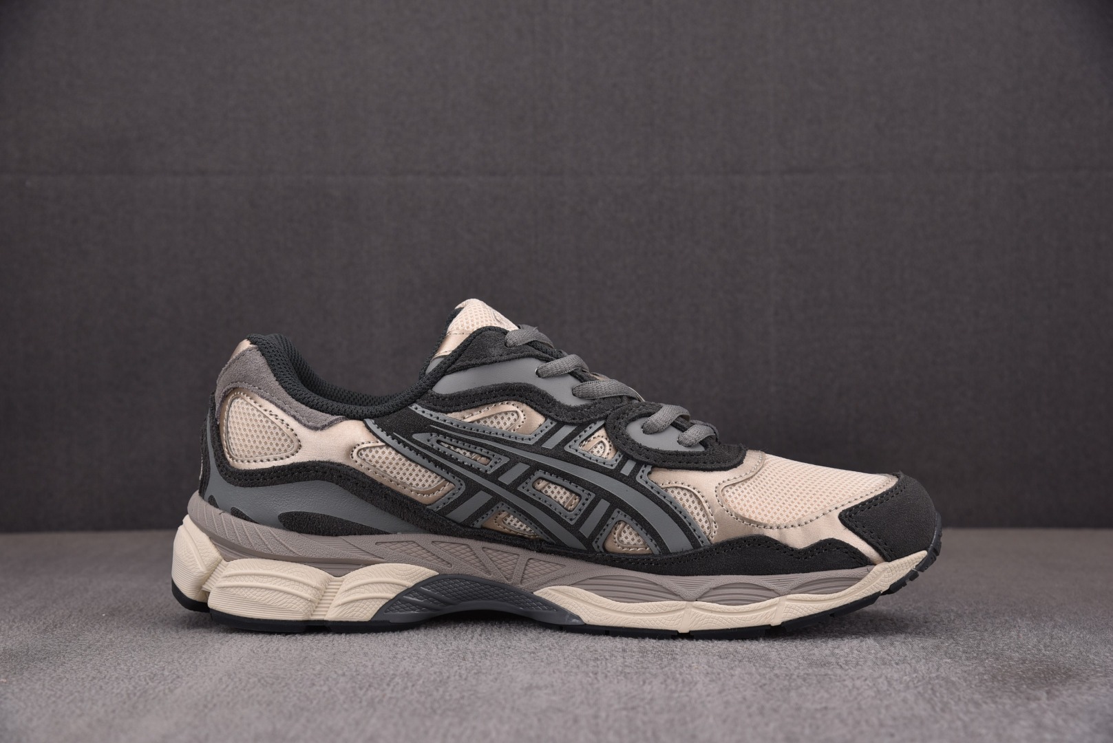 ASICS尺码:36-45纯原版出品-ASICSGel-NYCOatmealObsidianGrey黑曜