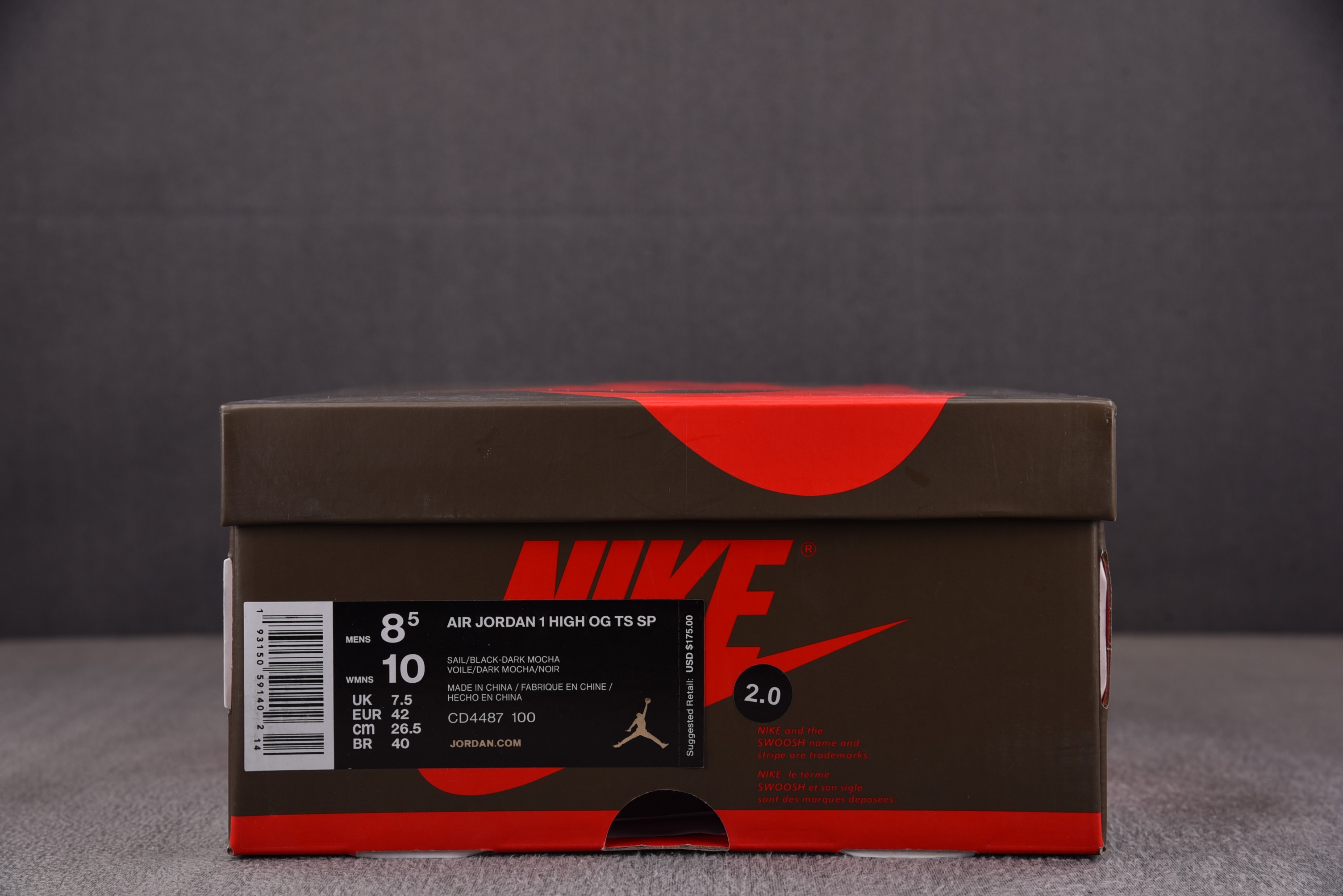 AJ倒钩尺码:36-47.5纯原版出品-AirJordan1RetroHighOGSPTravisSco