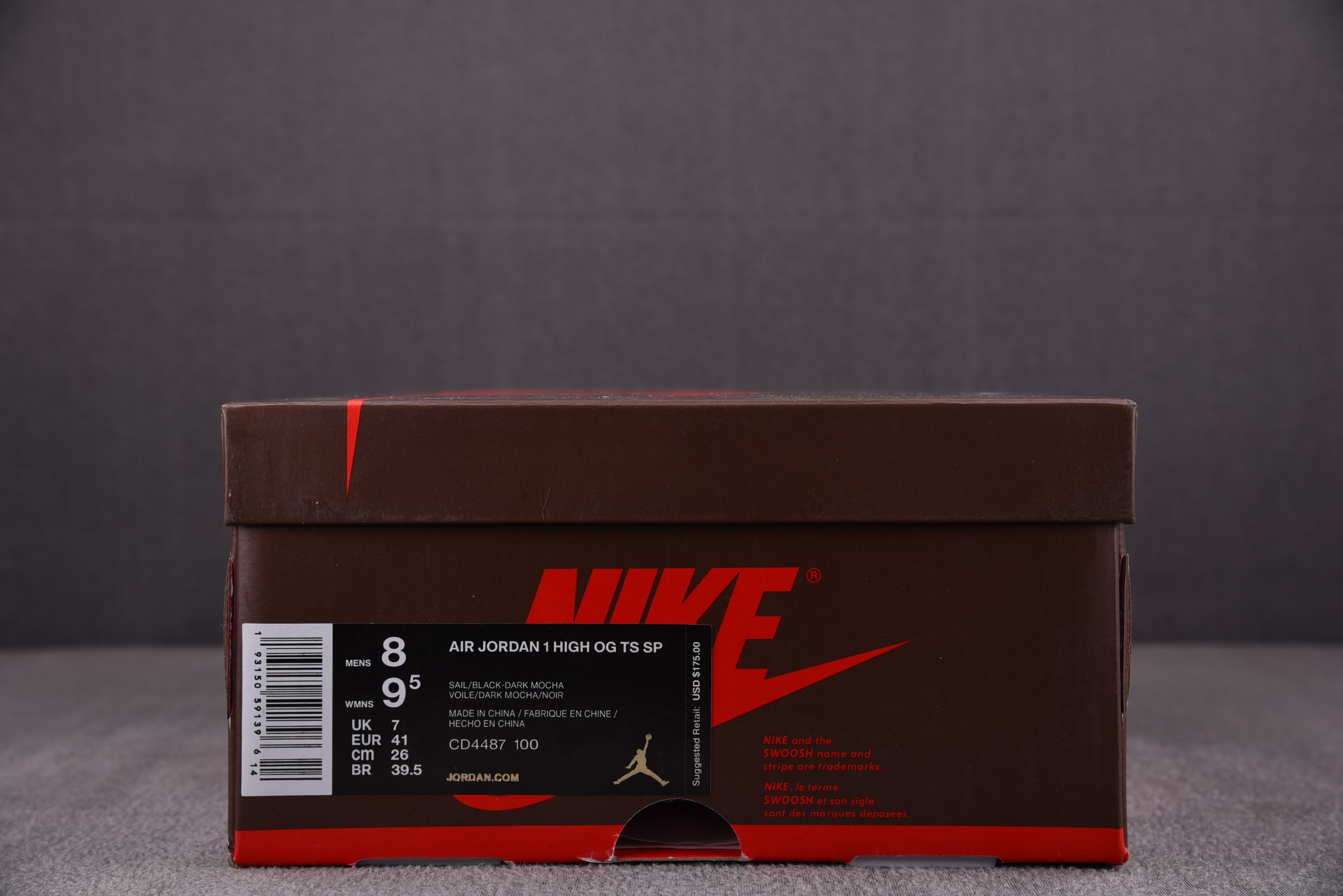 AJ1高帮倒钩鬼脸尺码:40.5-48.5纯原版出品-AirJordan1TravisScottAJ1T