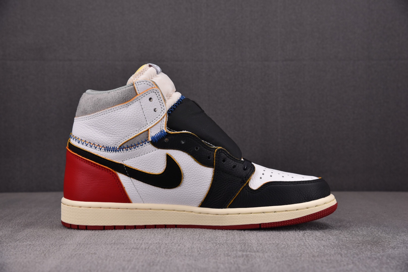 AJ1白红拼接尺码:40.5-48.5纯原版出品-UnionxAirJordan1RetroHighOG