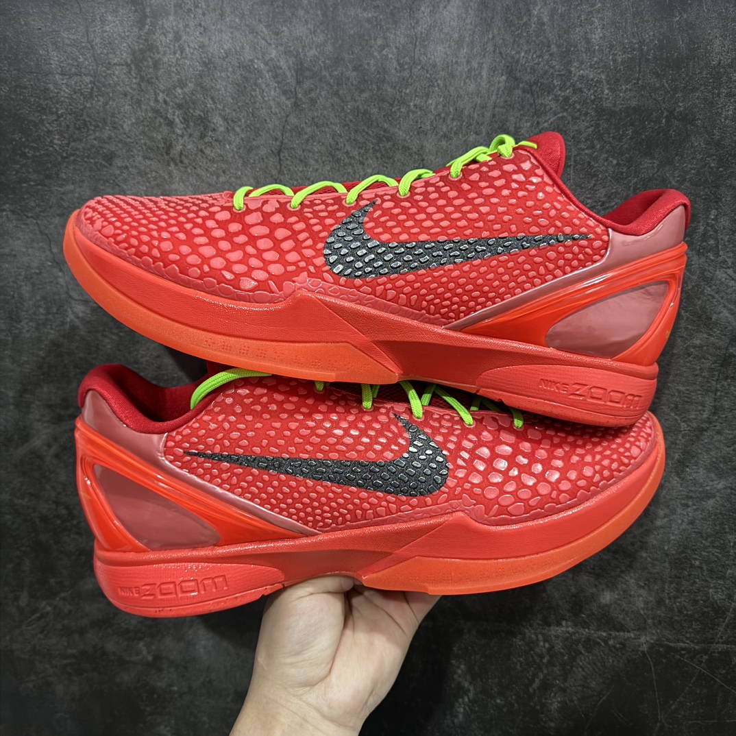 纯原外贸NKZoomKOBE6Protro科比六代红黑反转青蜂侠FV4921-600完美复刻公司货前掌超