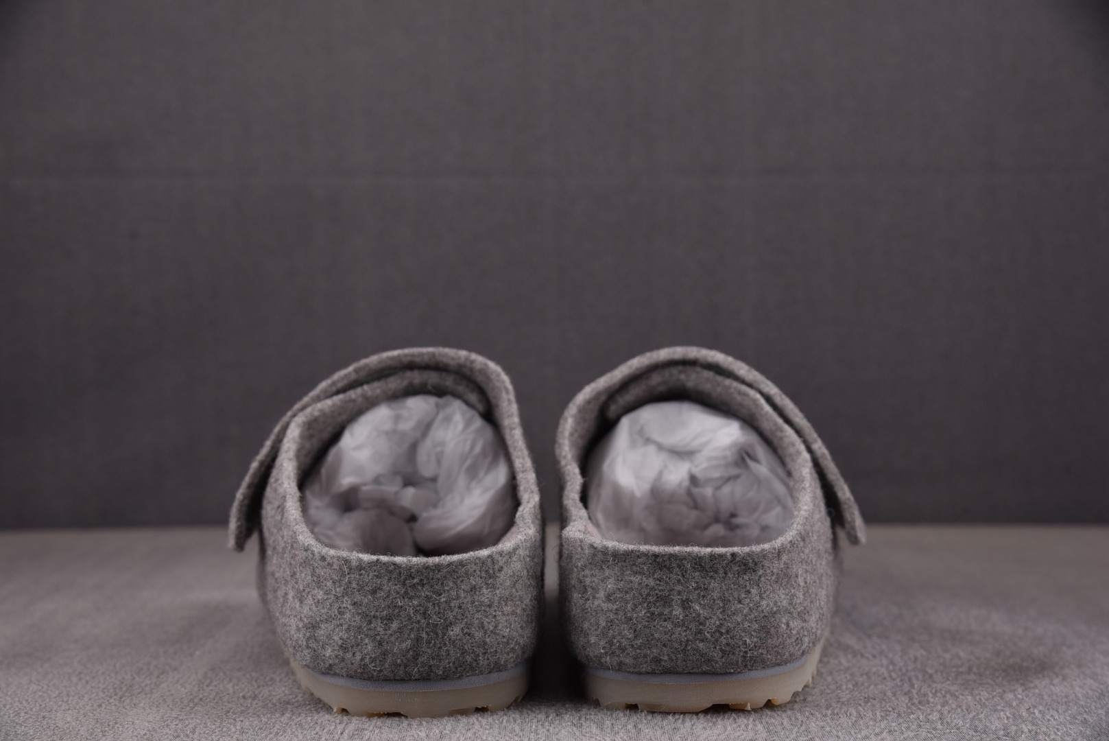 博肯FOG尺码:36-44纯原版出品-FEAROFGODxBirkenstock灰毛呢博肯FOG联名款魔