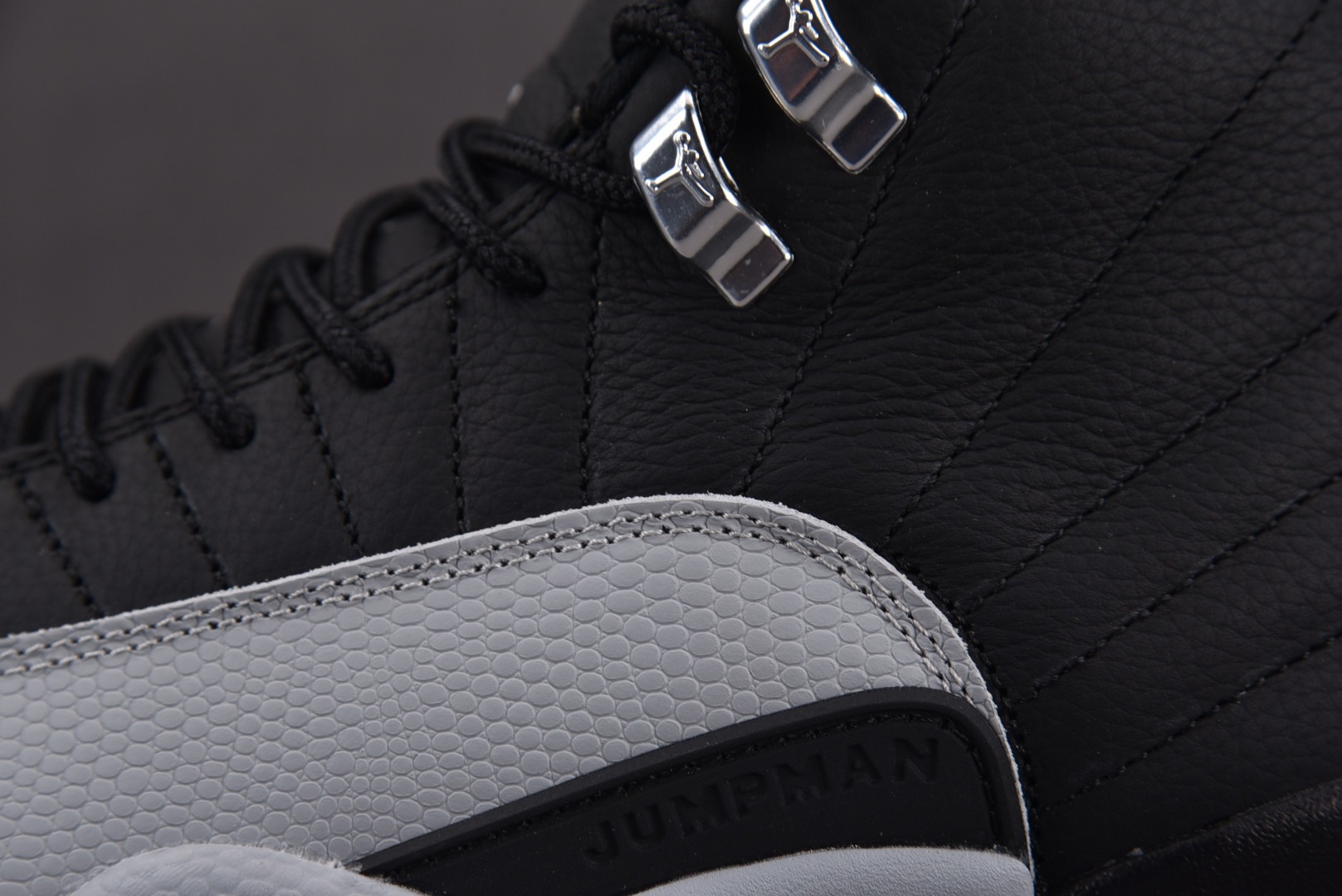 AJ12黑灰尺码:40-47.5纯原版出品-AirJordan12RetroBarons灰黑CT8013