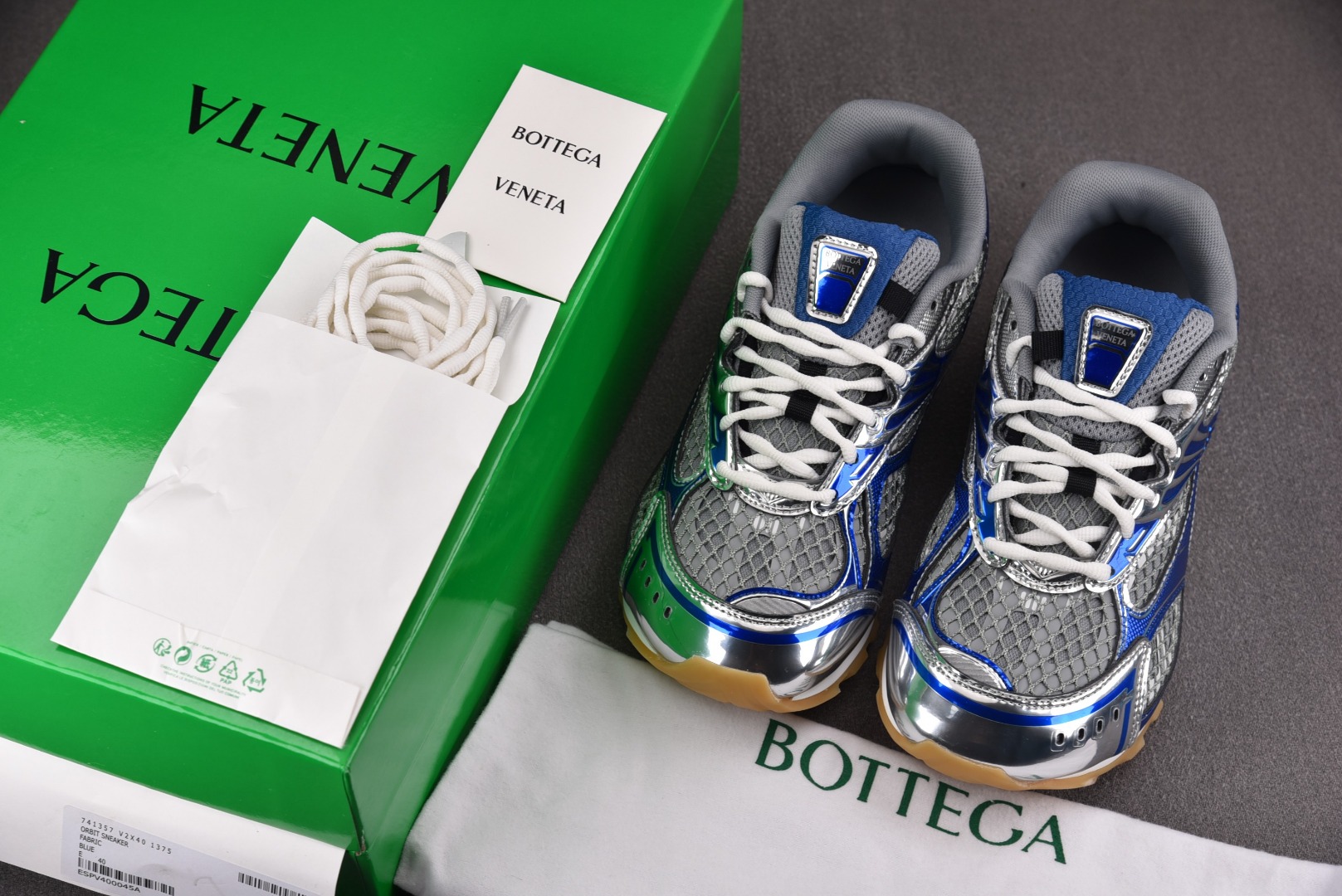 Bottega尺码:36-45纯原版出品-BottegaVeneta葆蝶家灰蓝YZ004尺码4445