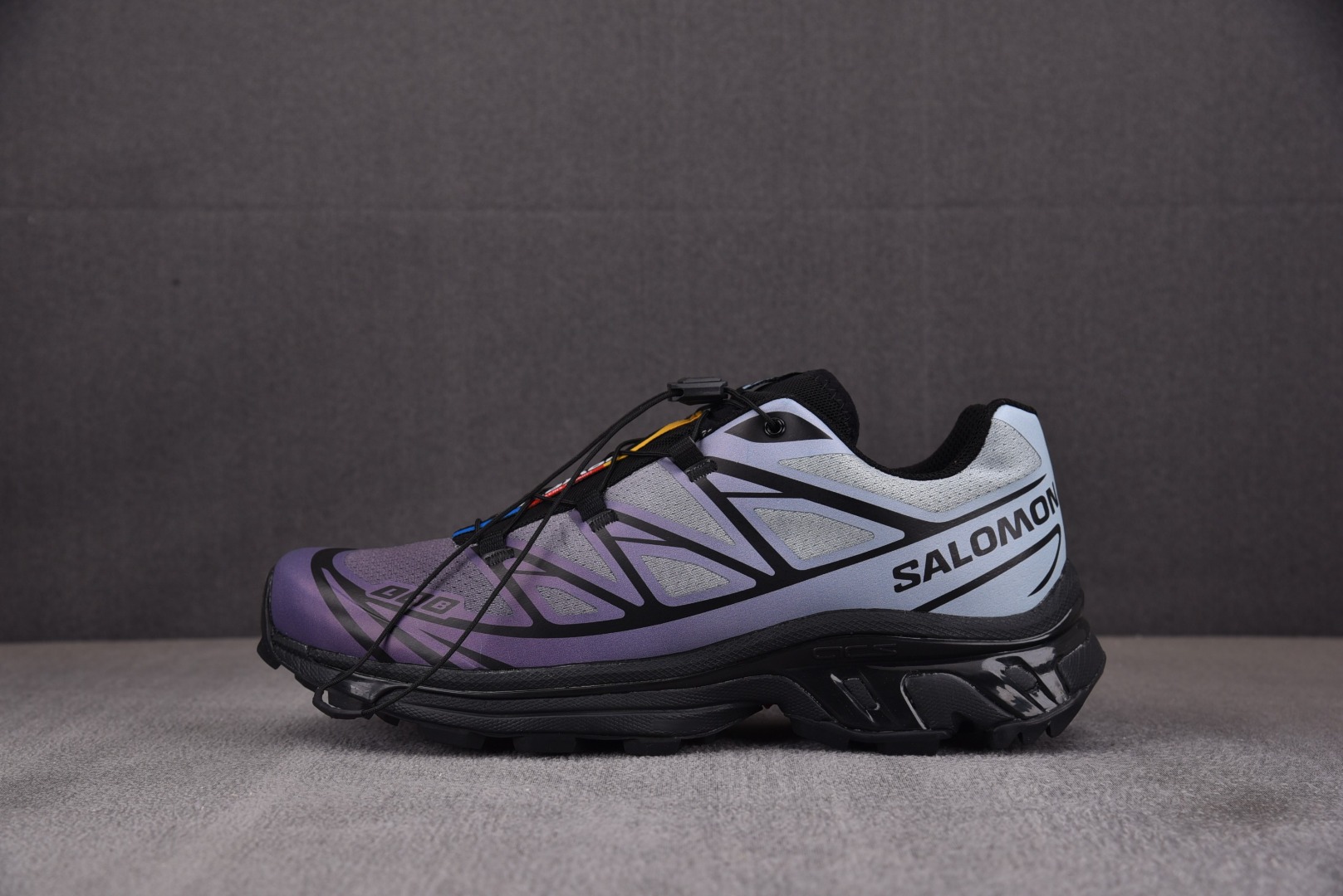 萨洛蒙纯原尺码:36-46.5纯原版出品-SalomonXT-6ChromaticBlueFog彩色渐变