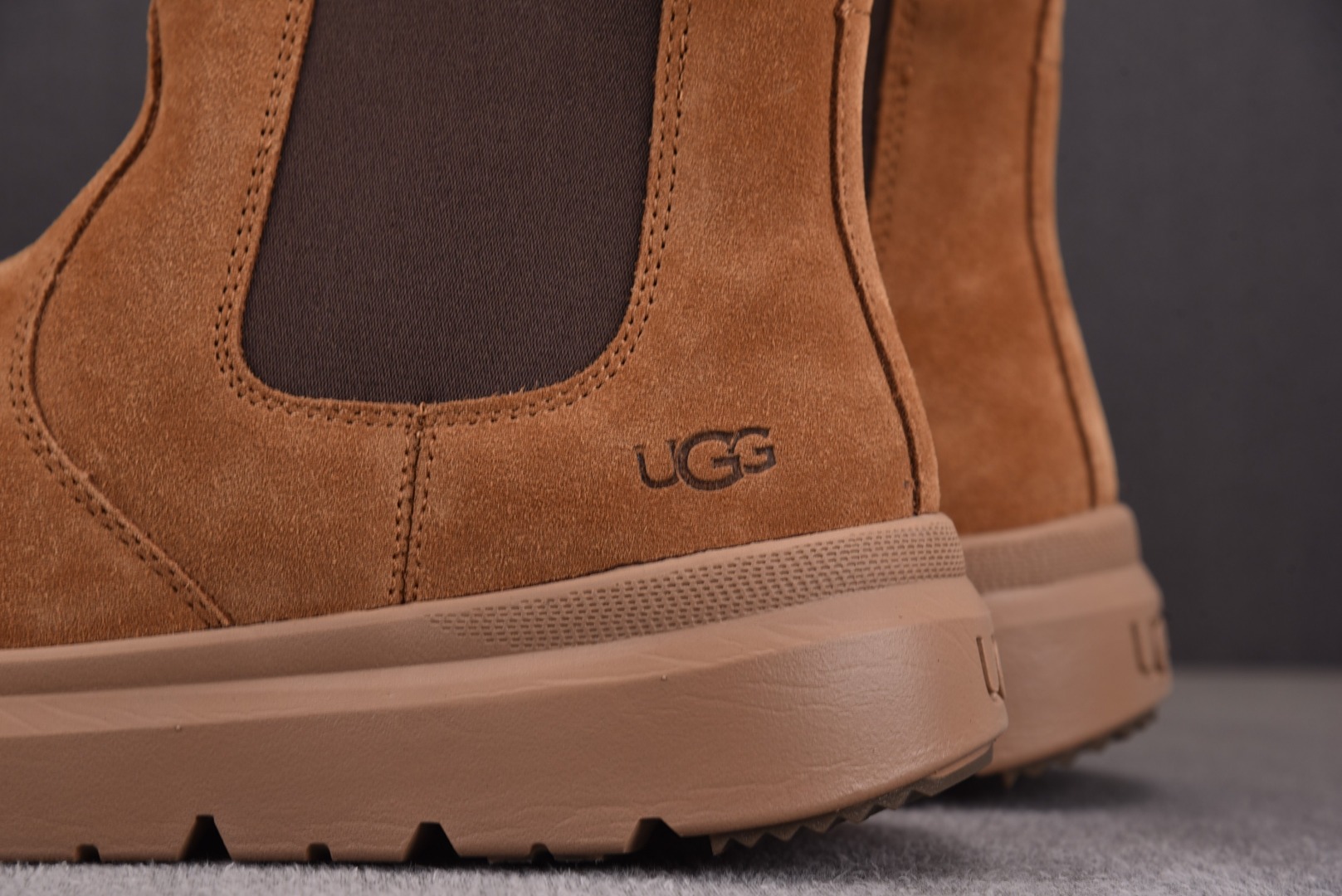 Ugg纯原尺码:40-45纯原版出品-UGGBurleighChelseaBootChestnut栗色切