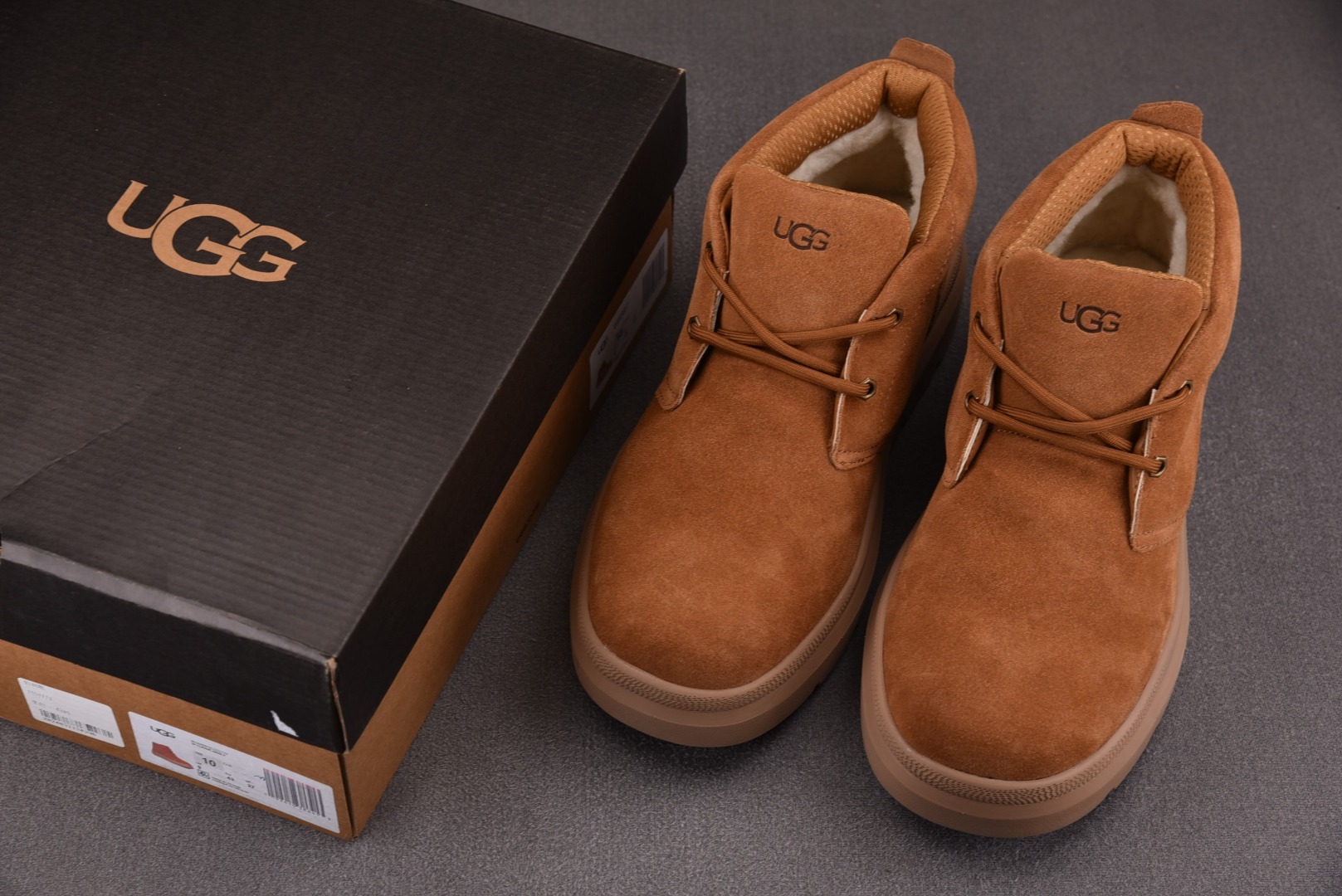 Ugg纯原尺码:40-45纯原版出品-UGGBurleighChukkaBootChestnut栗色伯利