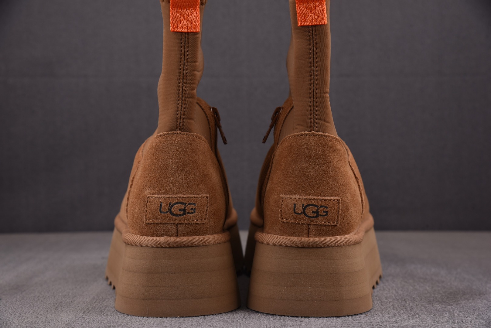 Ugg纯原尺码:35-40纯原版出品-UGGClassicDipperBootChestnut迪普弹力款