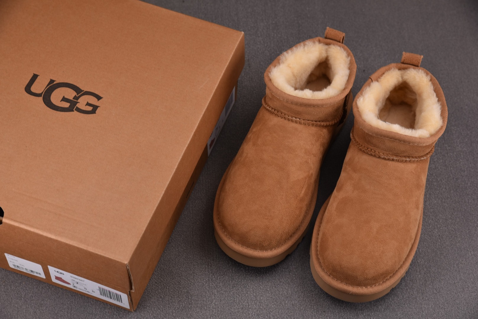 Ugg纯原尺码:35-40纯原版出品-UGGClassicUltraMiniBootChestnut栗色