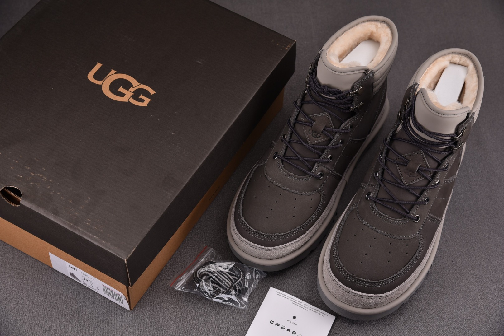 Ugg纯原尺码:40-45纯原版出品-UGGHighland海兰德雪地靴灰色-GREY海兰德运动靴YZ0