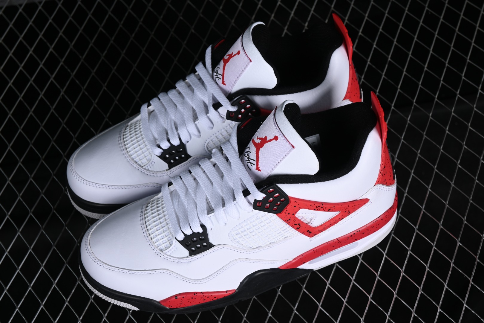 AJ4尺码:40-48.5特价福利-AirJordan4RedCementAJ4乔4红水泥反转火焰红DH