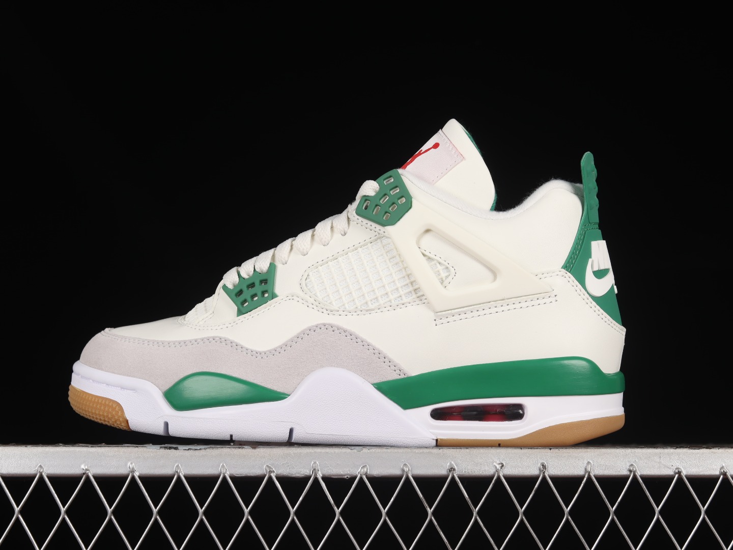 AJ4尺码:40-48.5特价福利-NkSBxAirJordan4PineGreenAJ4乔4联名白绿D