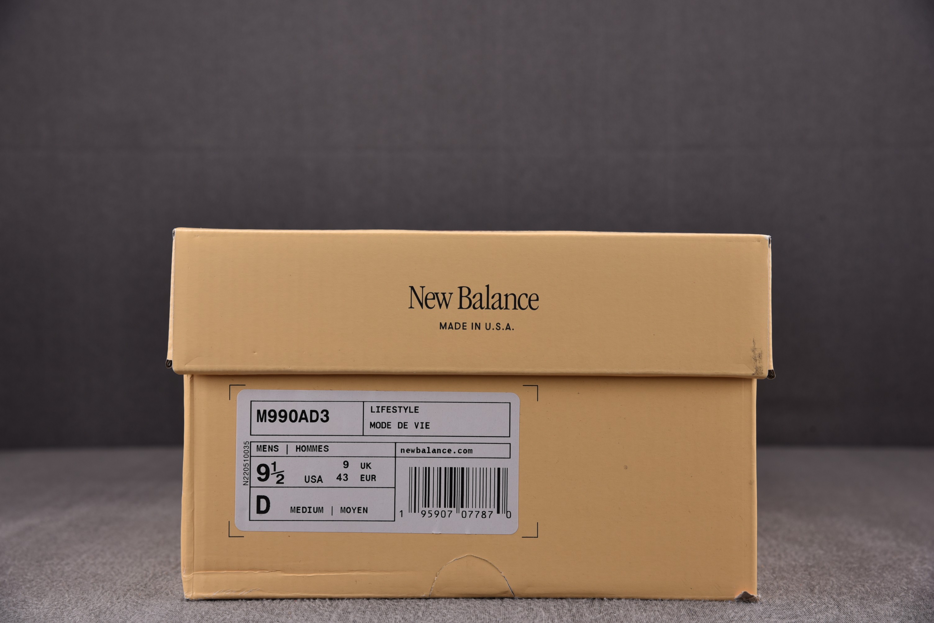 NB990尺码36-46.5纯原出品-新百伦NewBalance990v3TeddyMade米色M990