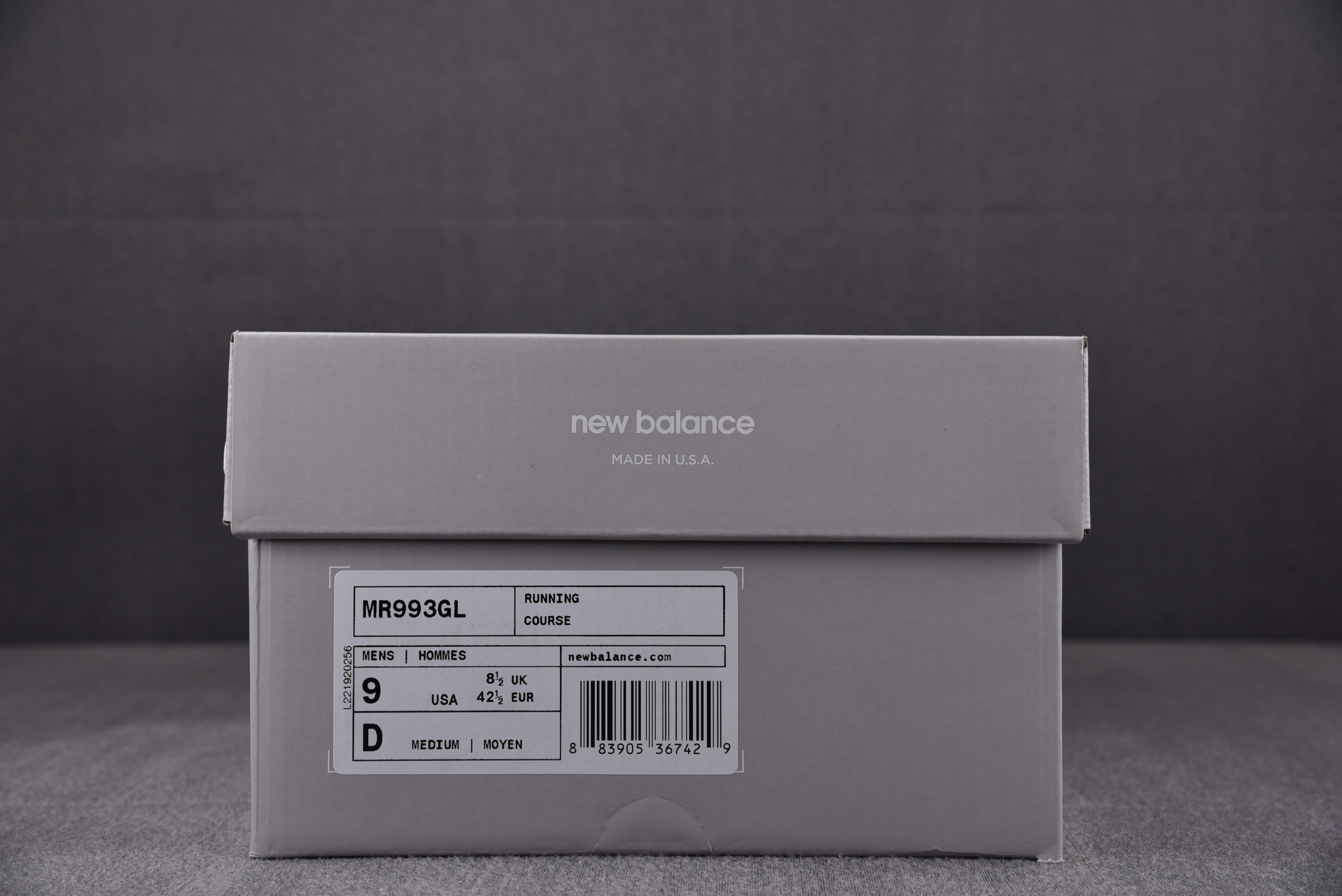 NB993灰色尺码36-46.5纯原版出品-NewBalance993系列灰色MR993GLYZ002-