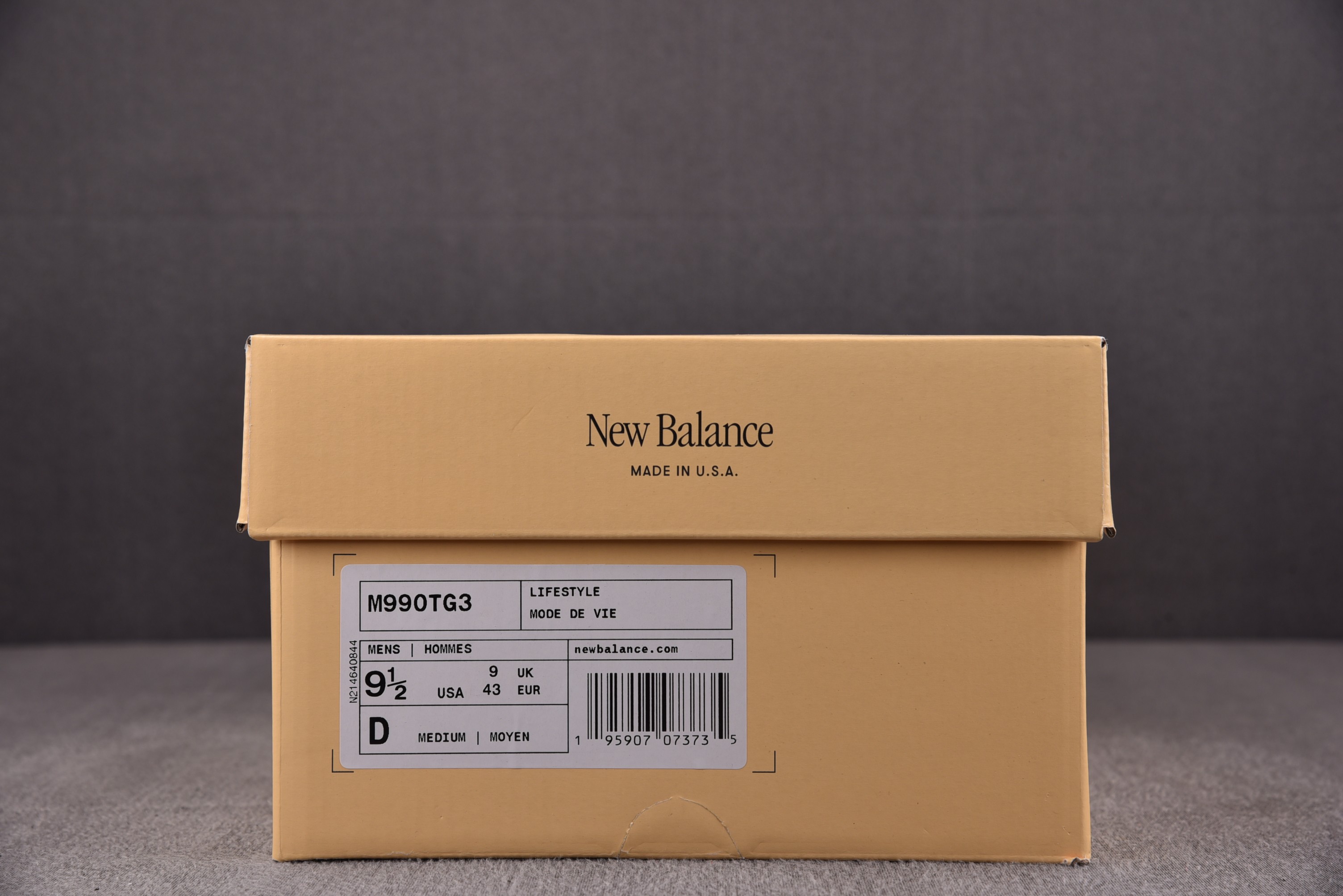 NB990尺码36-46.5纯原版出品-NewBalanceTeddyMadeNB990V3灰棕M990