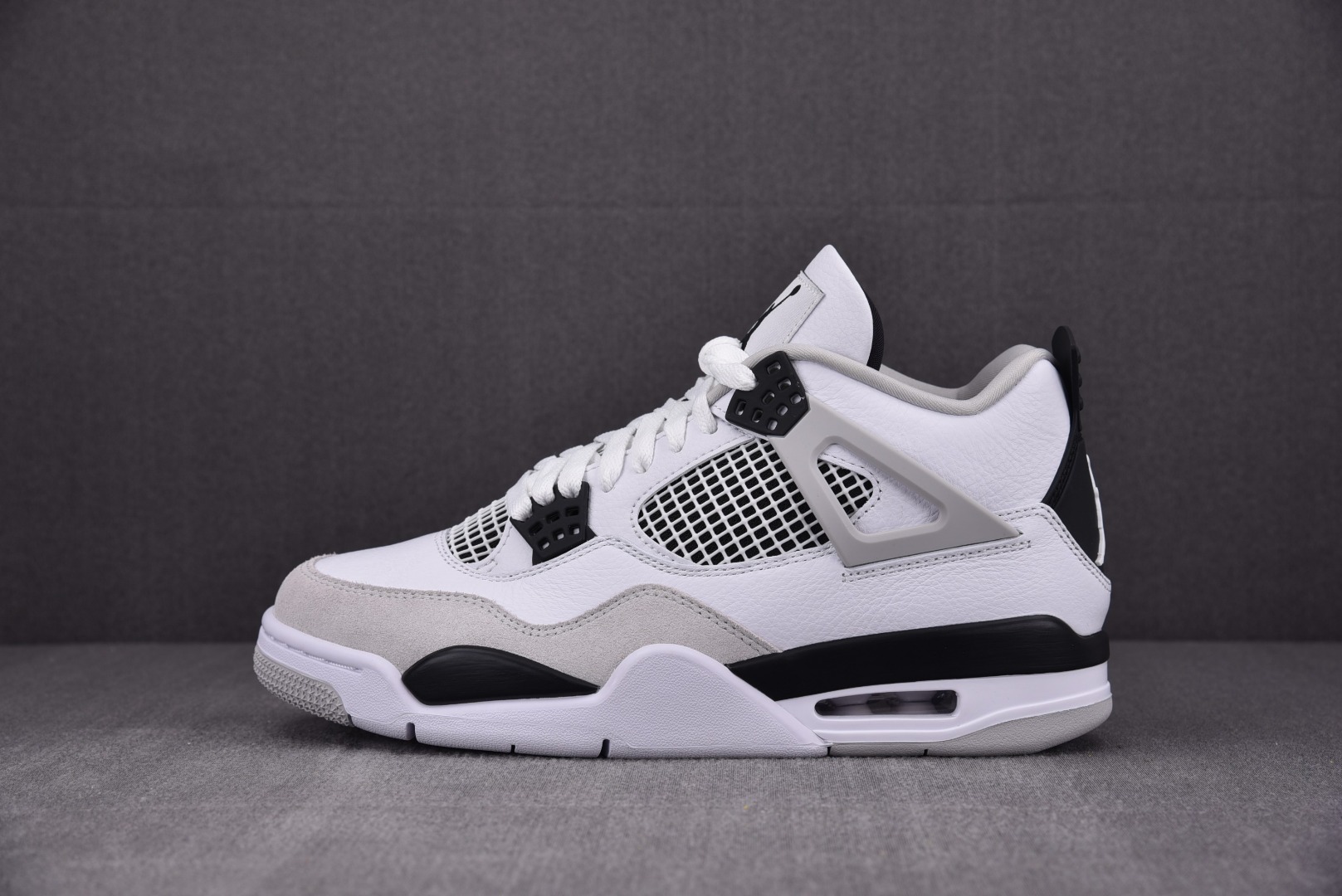 AJ4 福利 
纯原版出品-Air Jordan 4 Oreo  白奥利奥 灰白红 泼墨 CT8527-