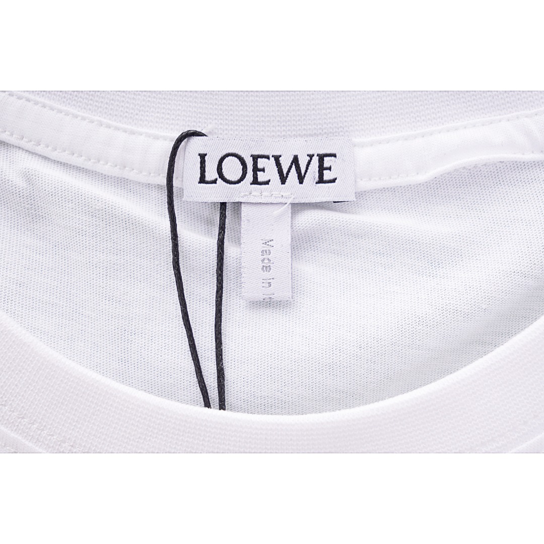 Loewe/罗意威 口袋图案刺绣圆领短袖T恤